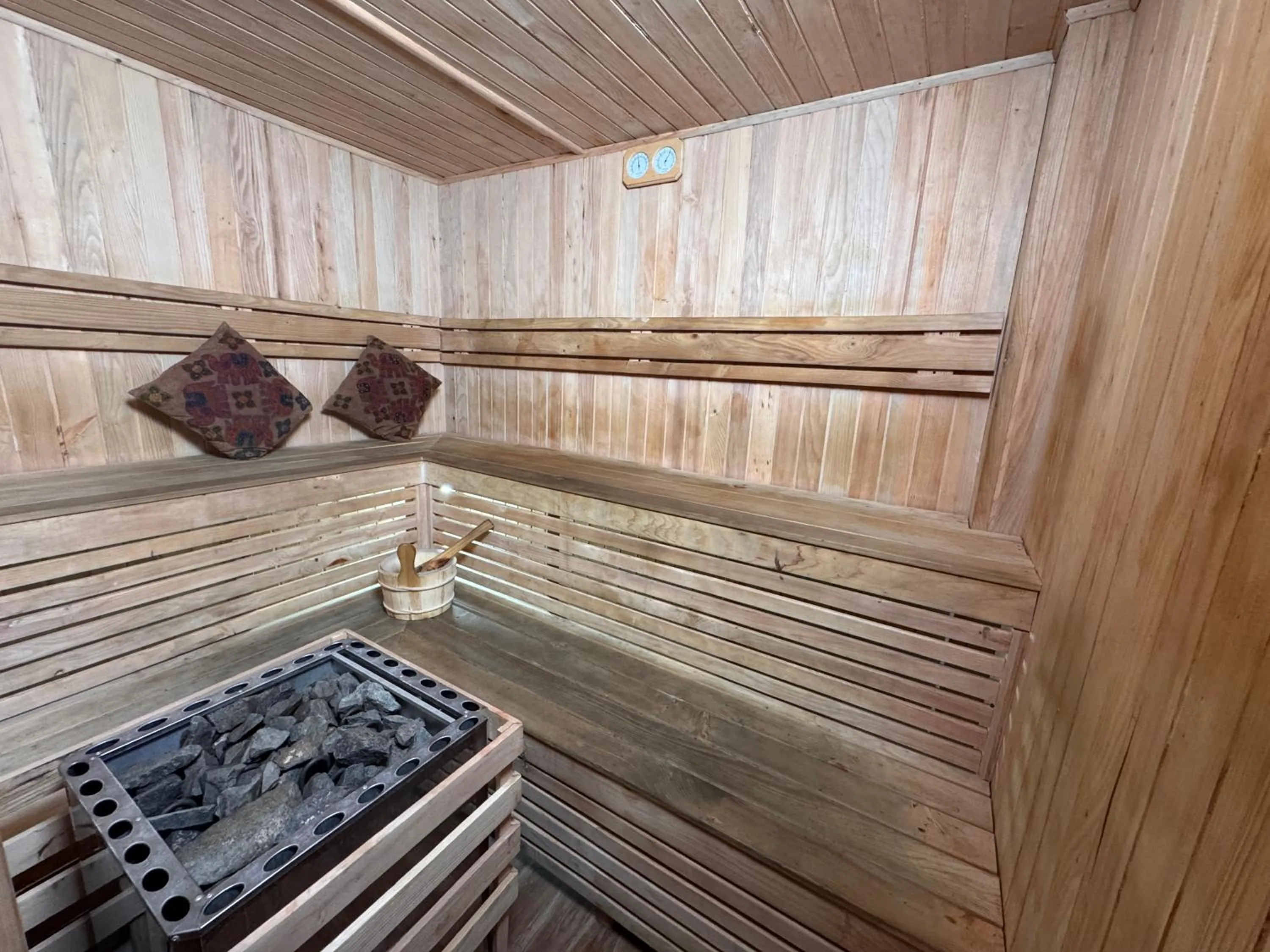 Sauna in Stupa Boutique Hotel