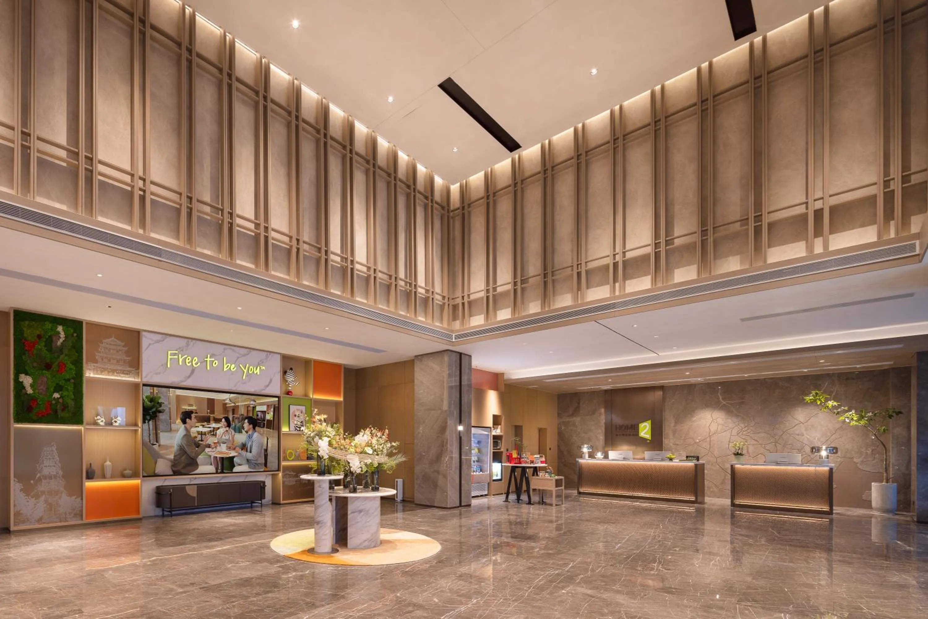 Lobby or reception in Home2 Suite by Hilton Chaozhou