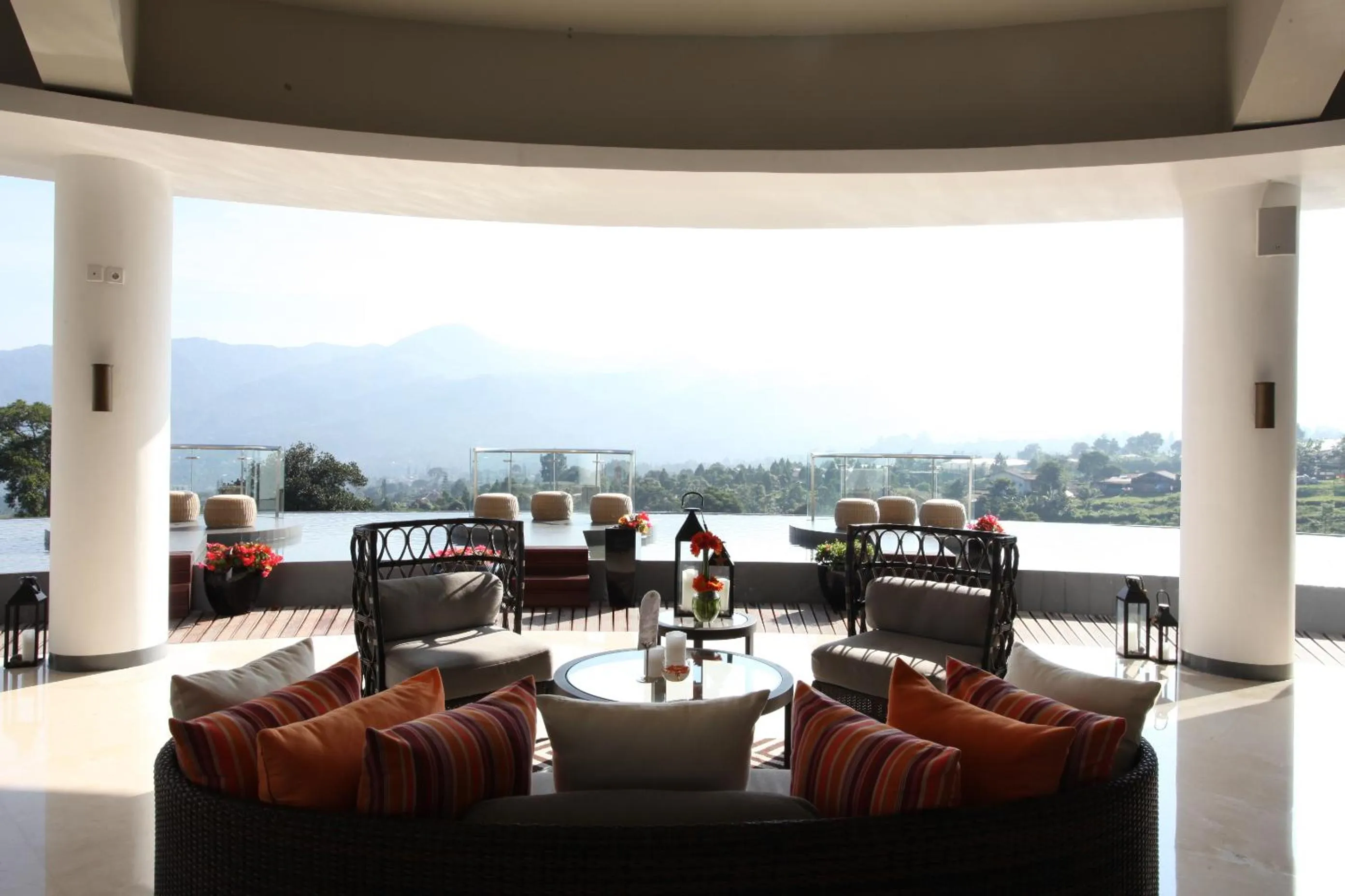 Communal lounge/ TV room in Pesona Alam Resort & Spa