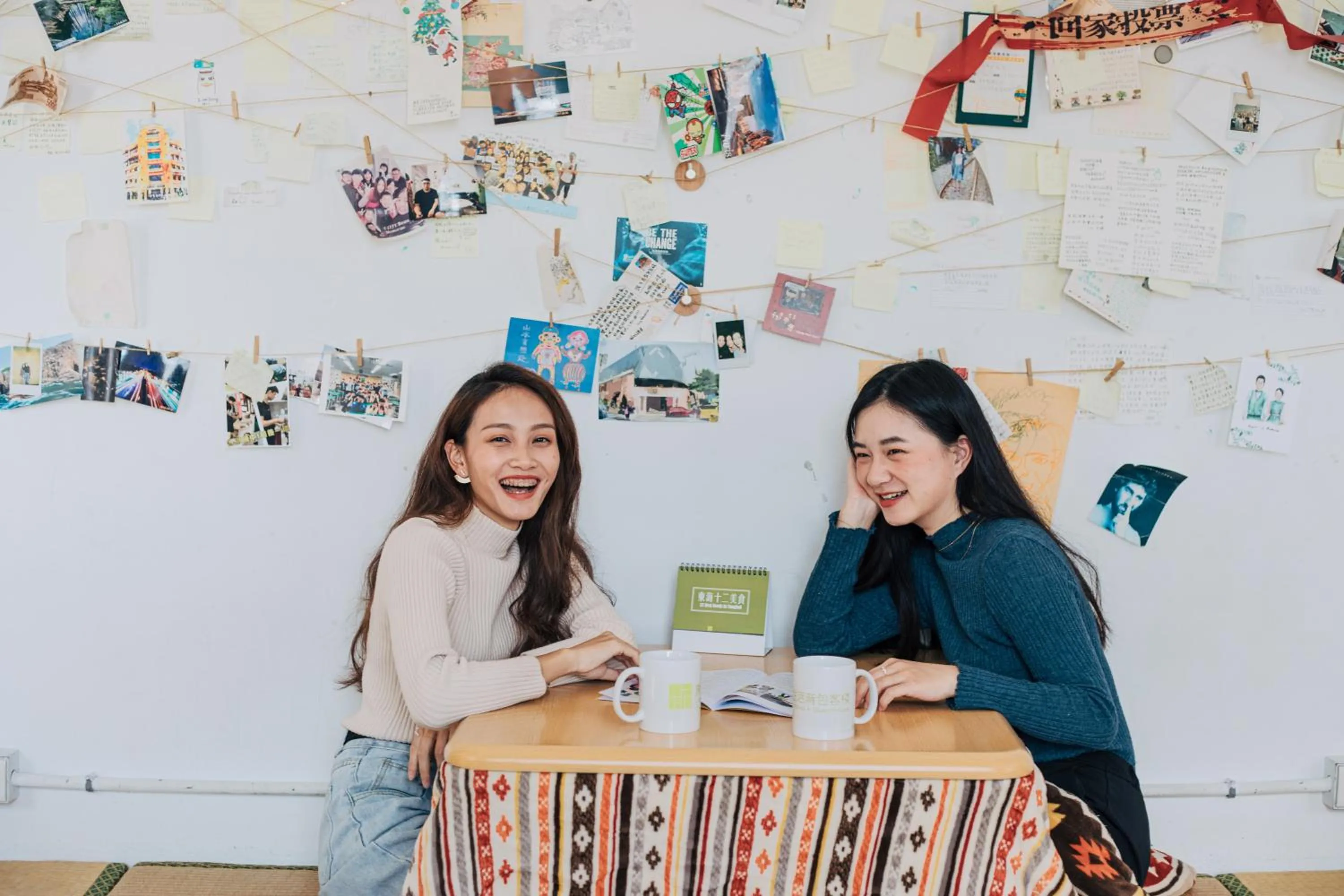 Communal lounge/ TV room in T-Life Hostel
