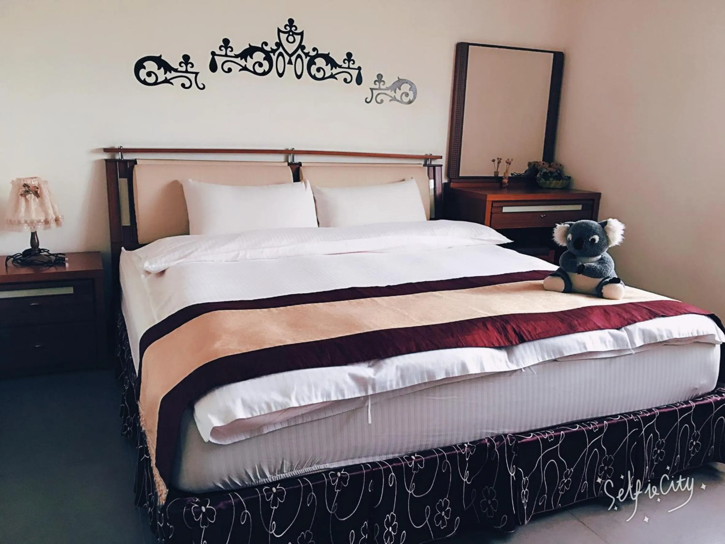 Bed in Rice Countryside