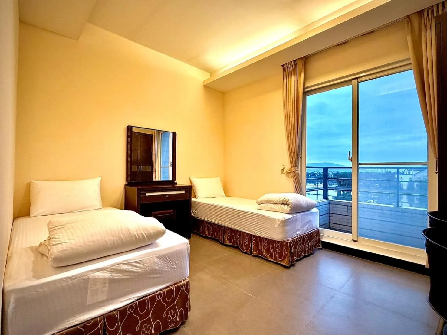 Bed in Rice Countryside