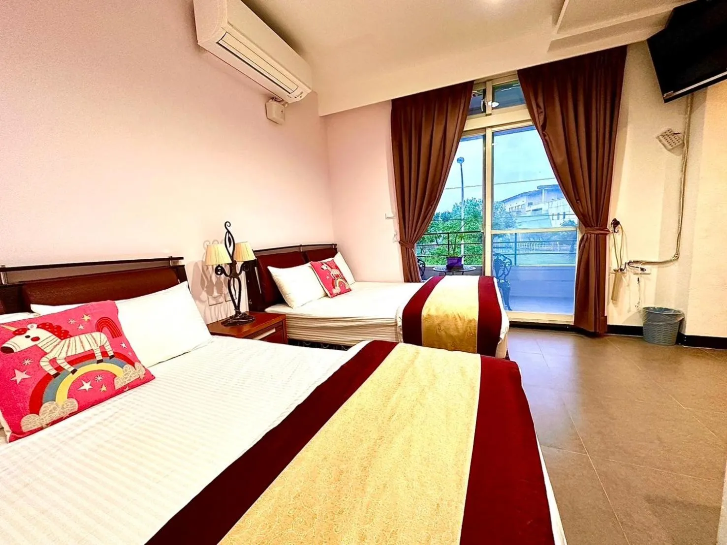 Bed in Rice Countryside