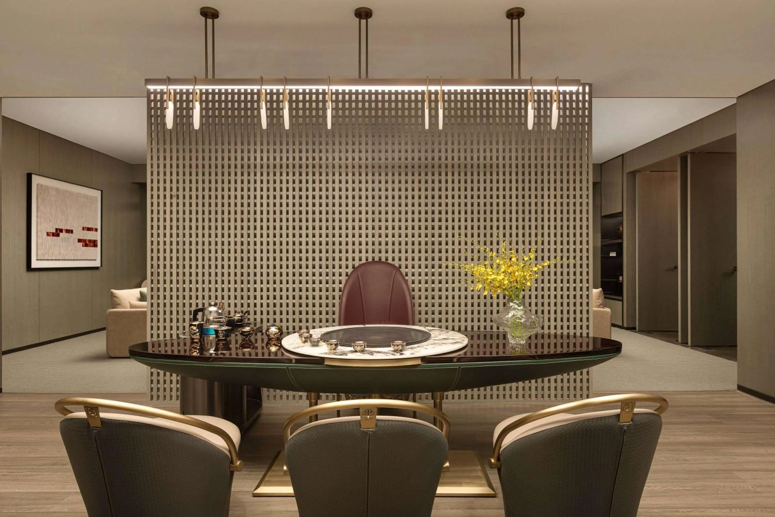 Photo of the whole room in Wyndham Grand Chengdu East