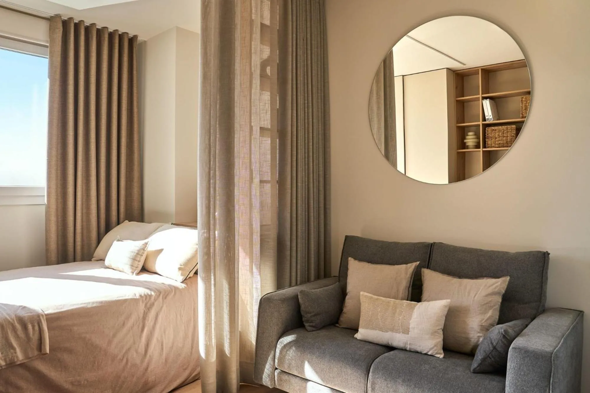 Living room, Bed in Be Casa Alcobendas