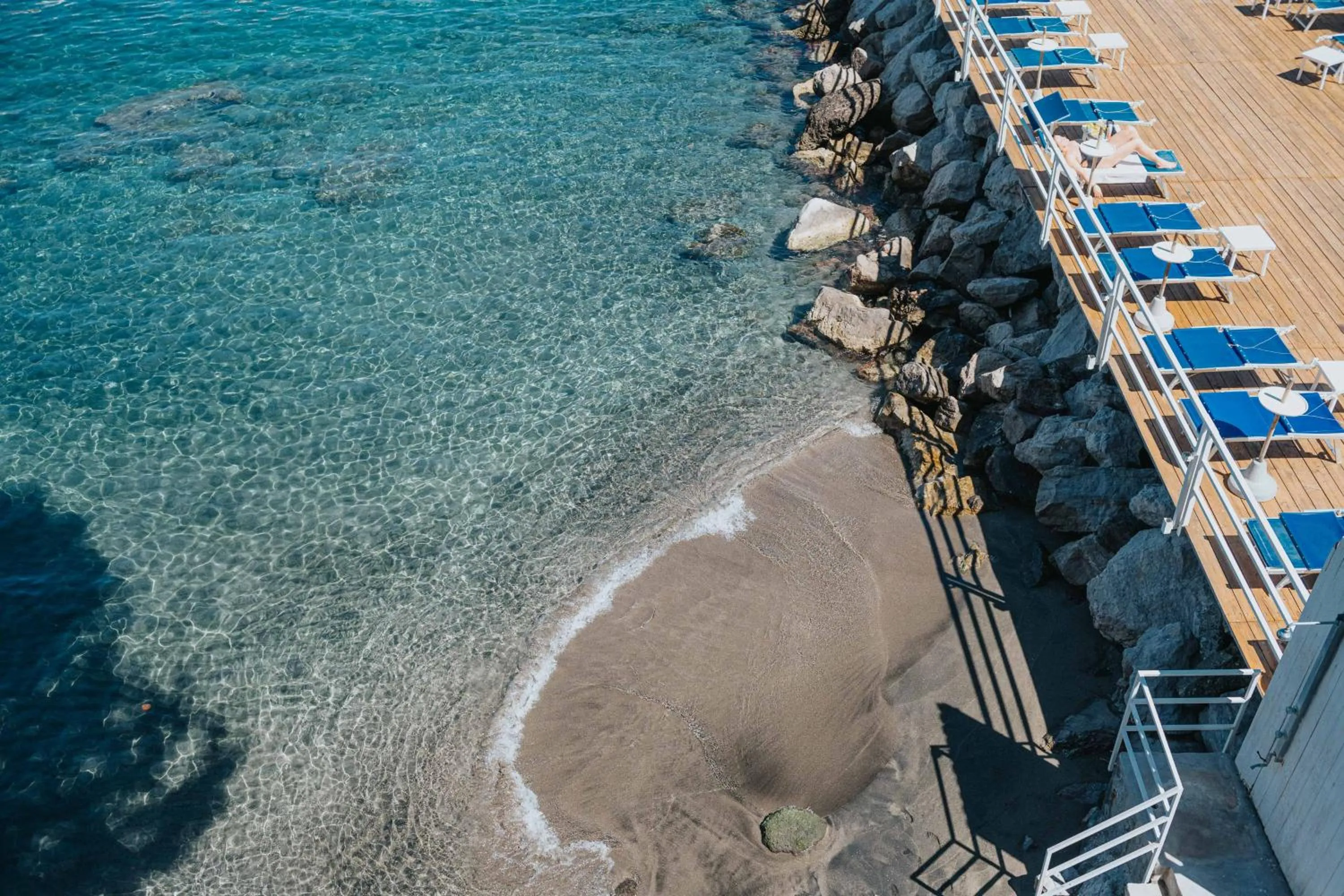 Beach in Grand Hotel Europa Palace Sorrento