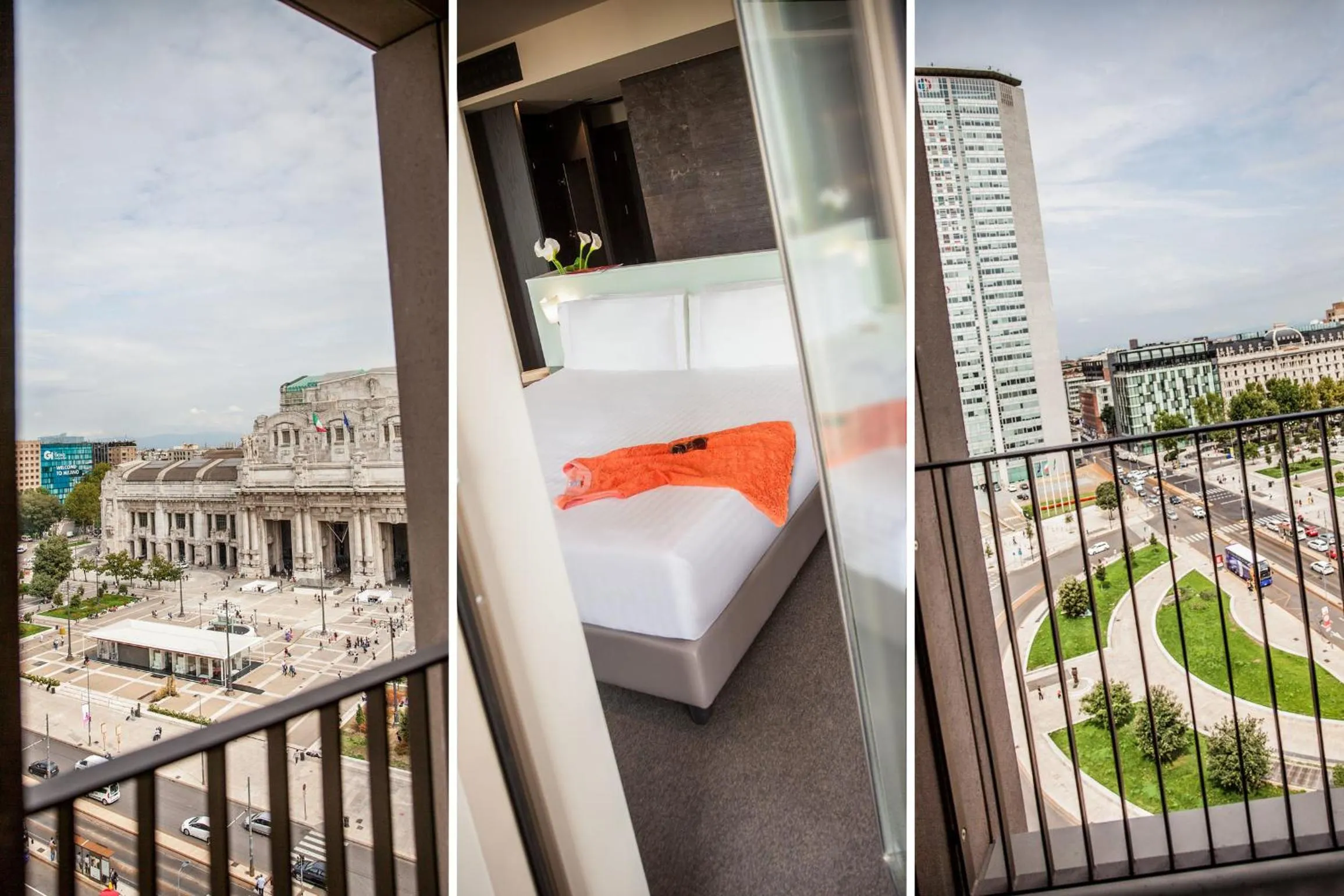 Balcony/Terrace, Bed in Glam Milano