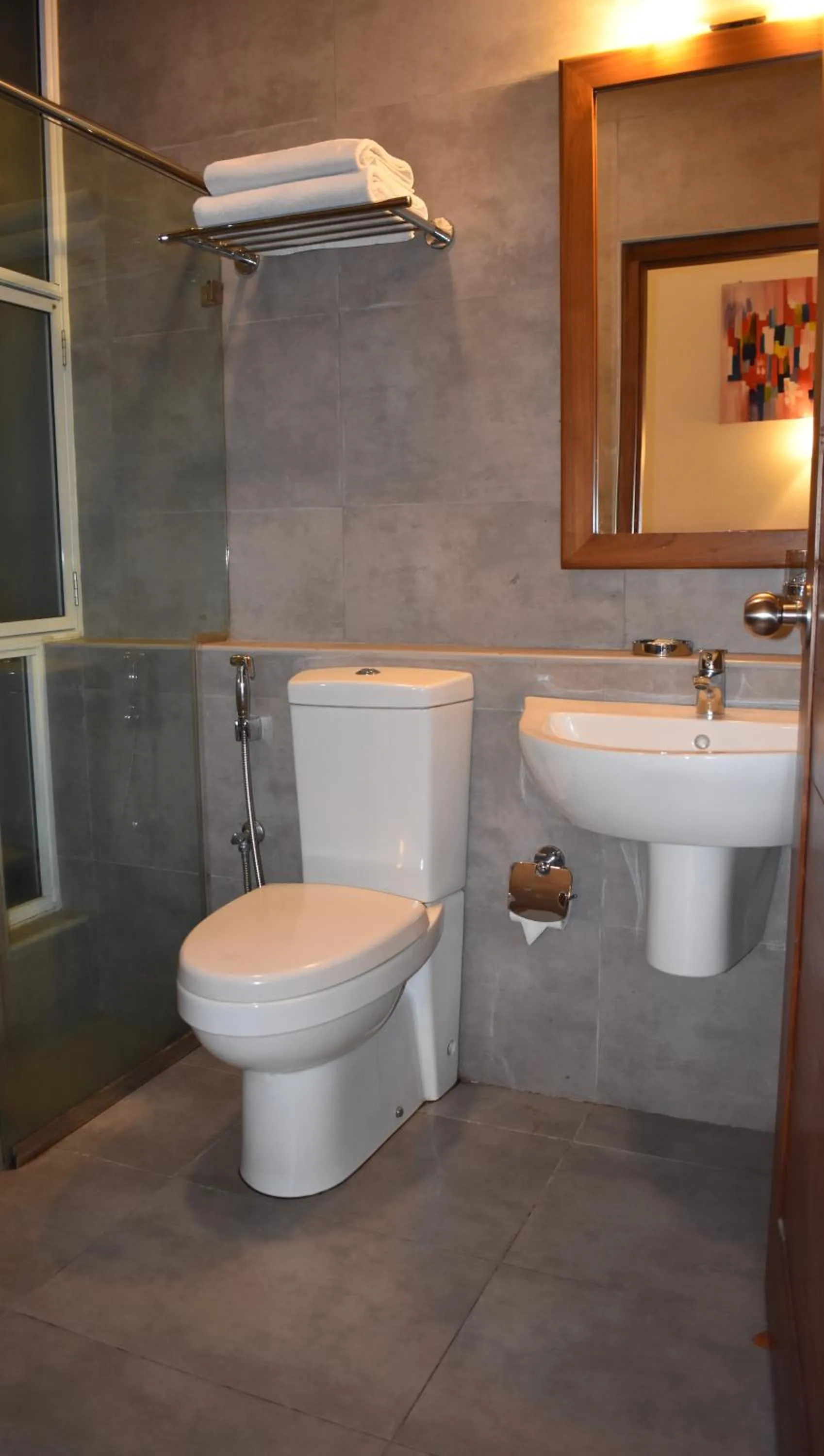 Bathroom in Port View City Hotel