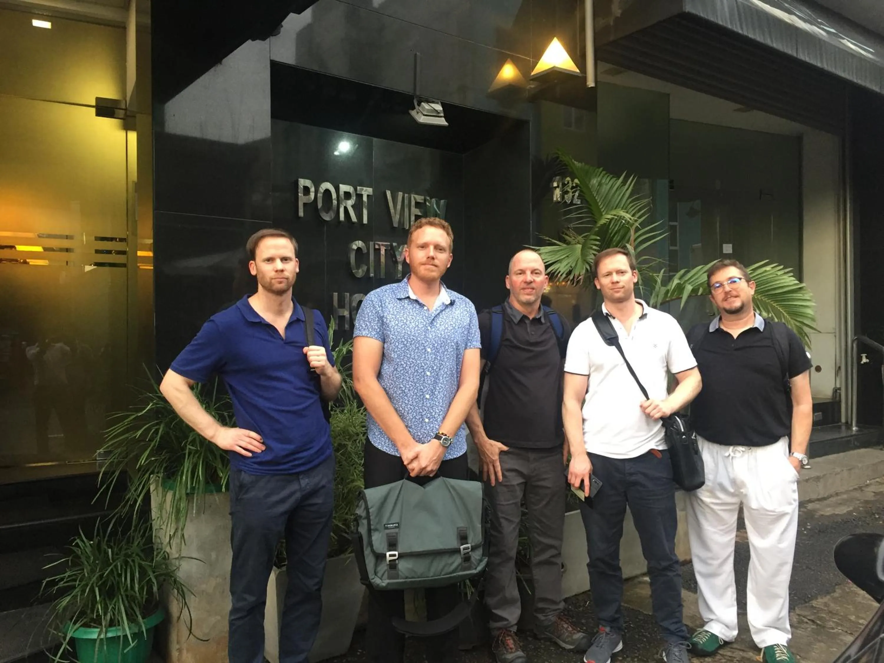 People in Port View City Hotel