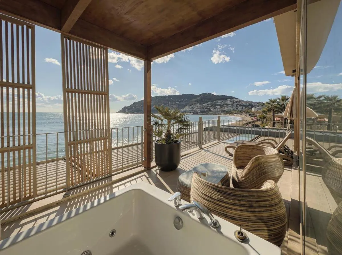 Balcony/Terrace in En Vie Beach Boutique Hotel - Adults Only