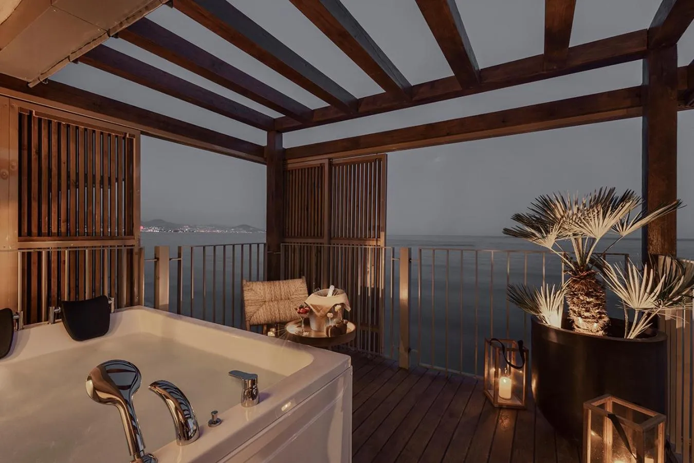 Balcony/Terrace in En Vie Beach Boutique Hotel - Adults Only