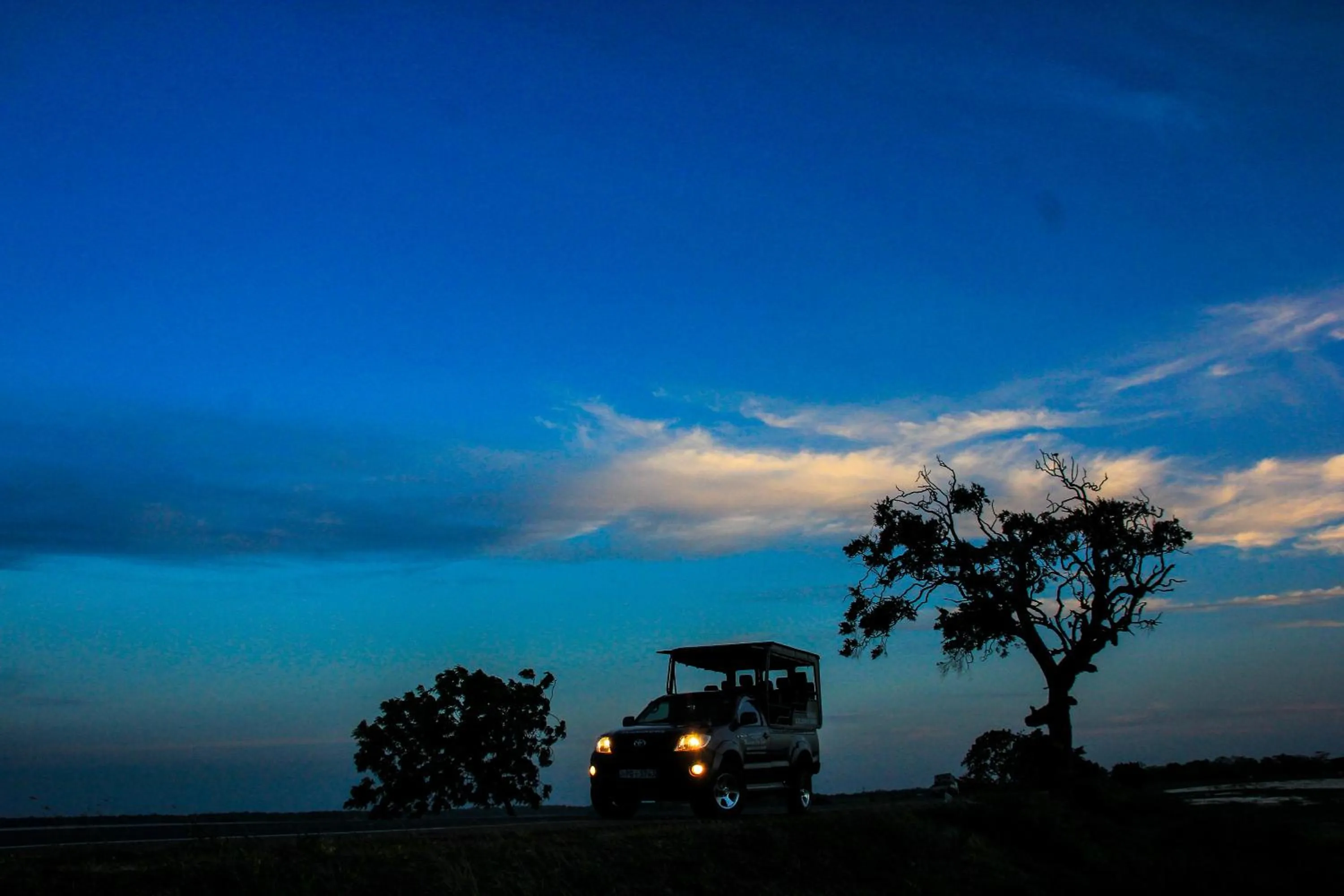 Sunset in Wila Safari Hotel