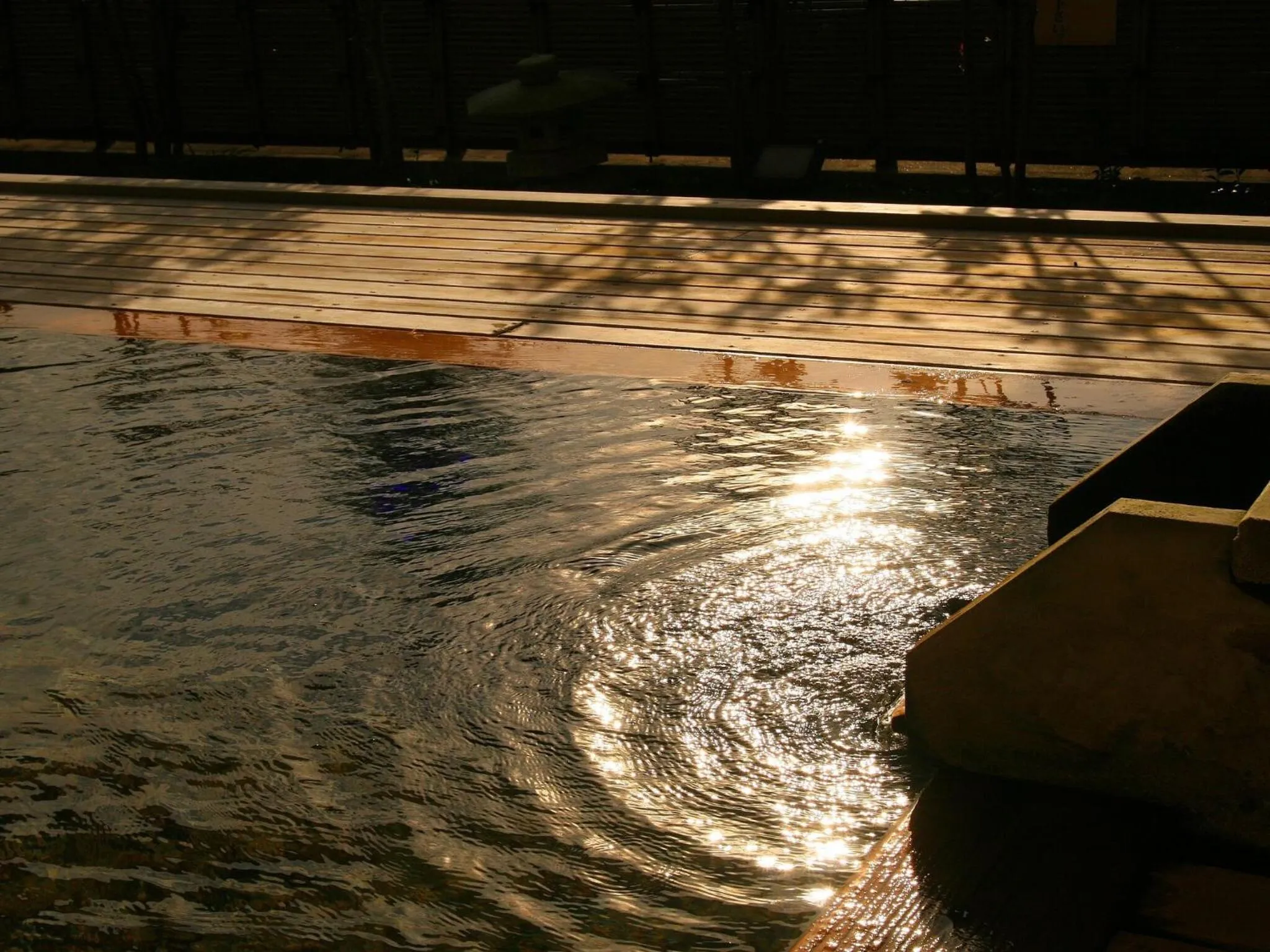 Open Air Bath in Sakaeya Hotel