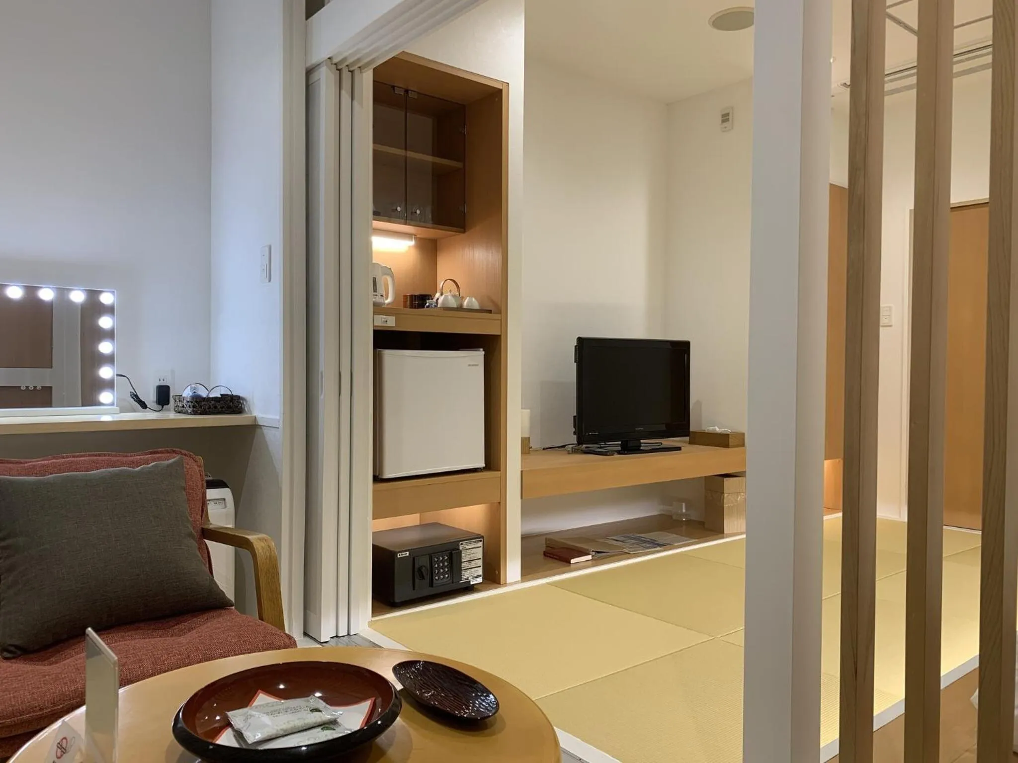 Living room in Sakaeya Hotel