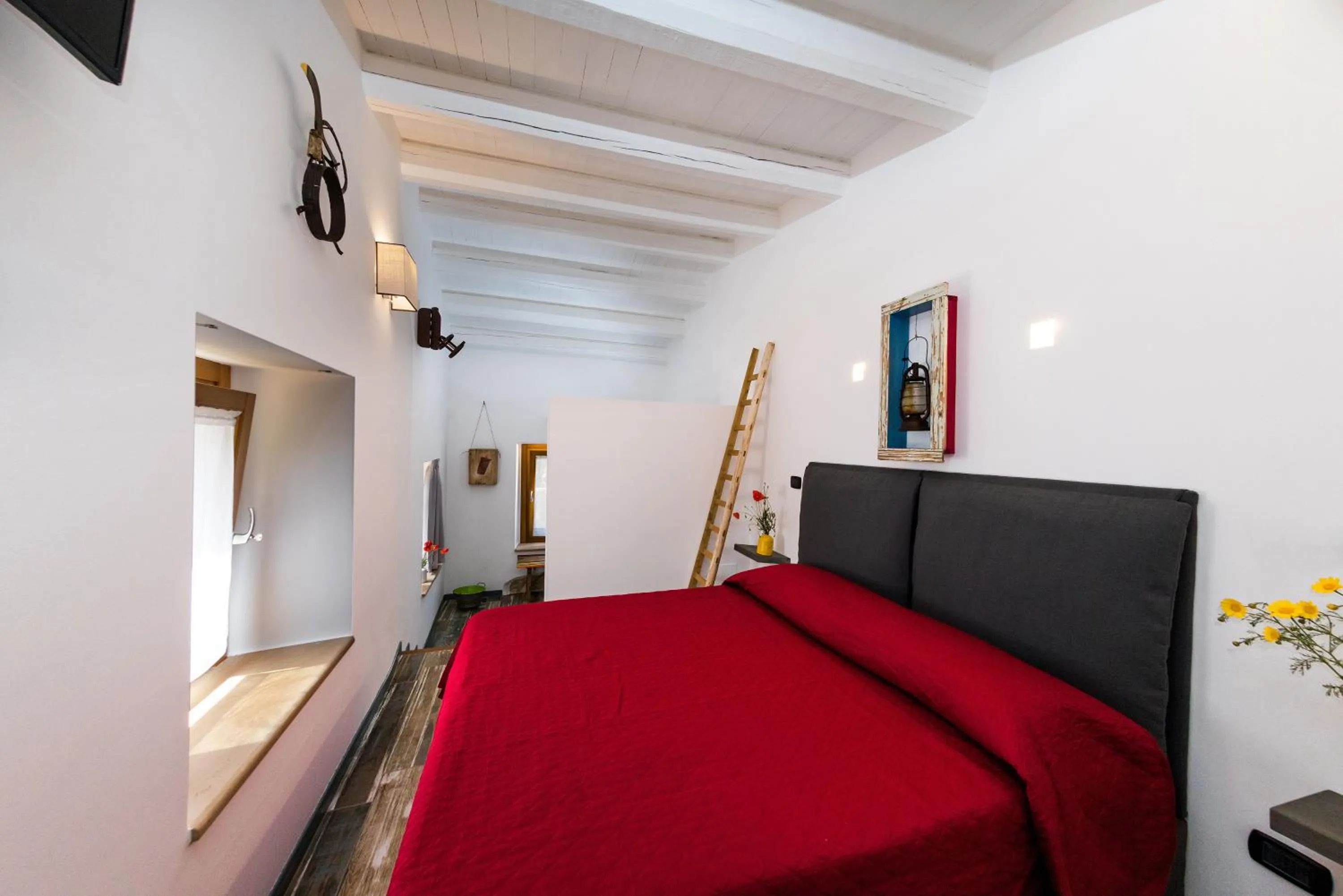 Photo of the whole room, Bed in La Quercia e l'Asino