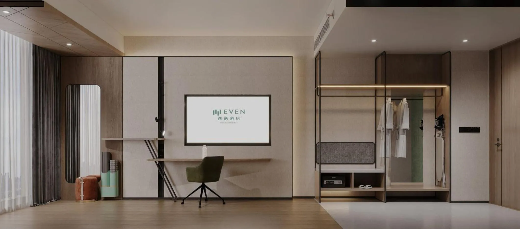 Bedroom in EVEN Hotel Wuhan Airport Zone by IHG