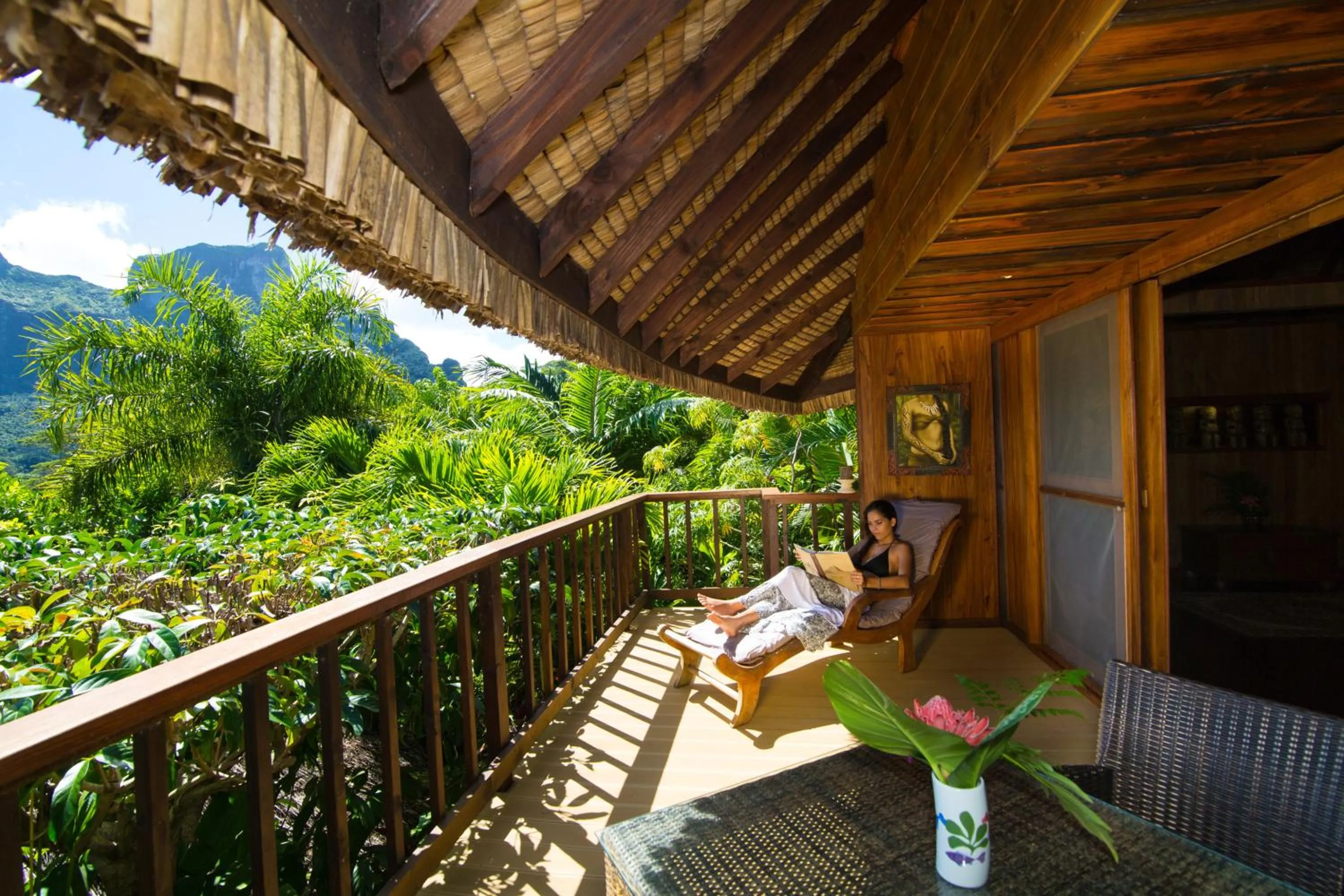 Balcony/Terrace in Rohotu Fare