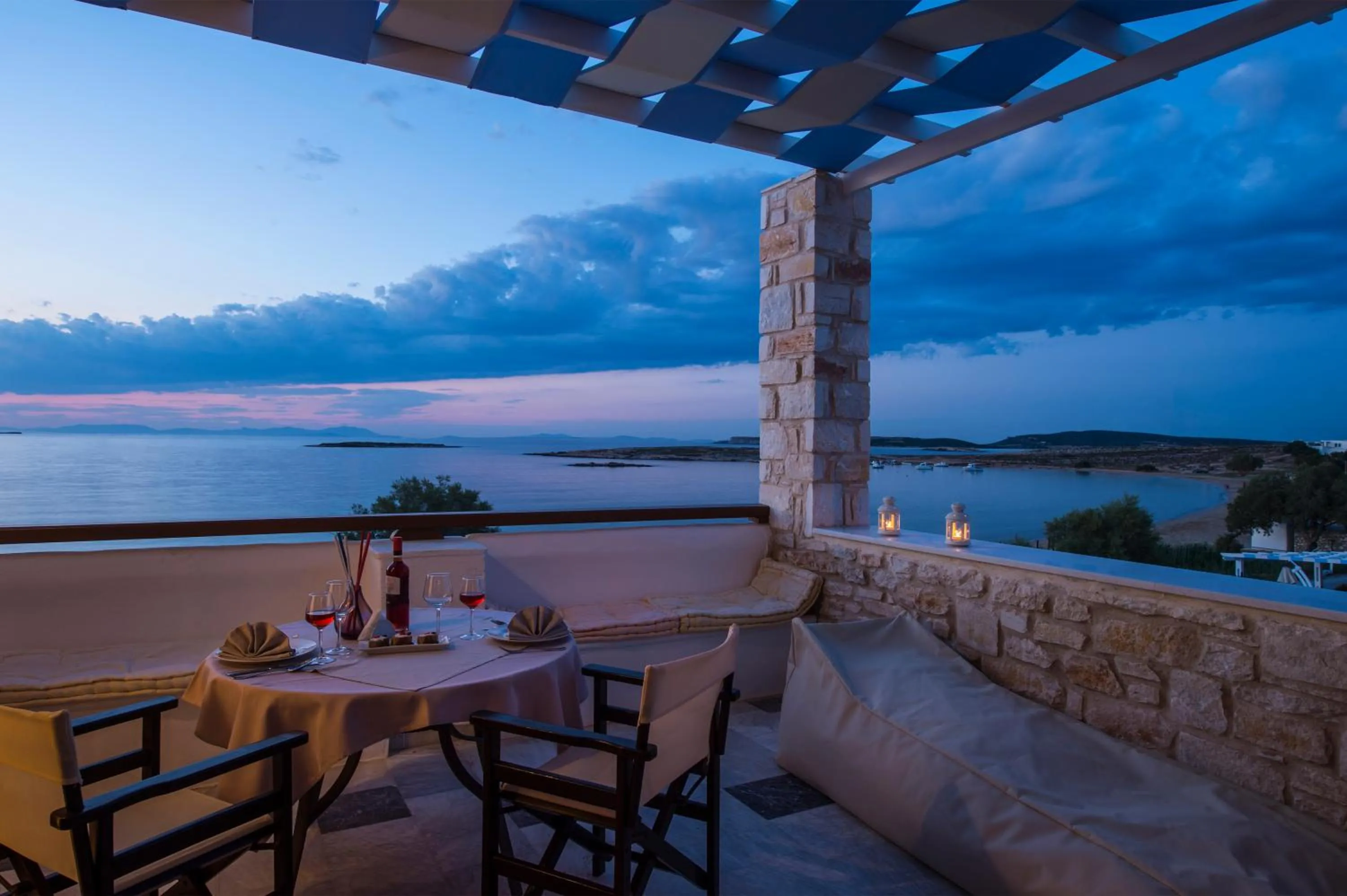 Balcony/Terrace in Contaratos Beach Hotel