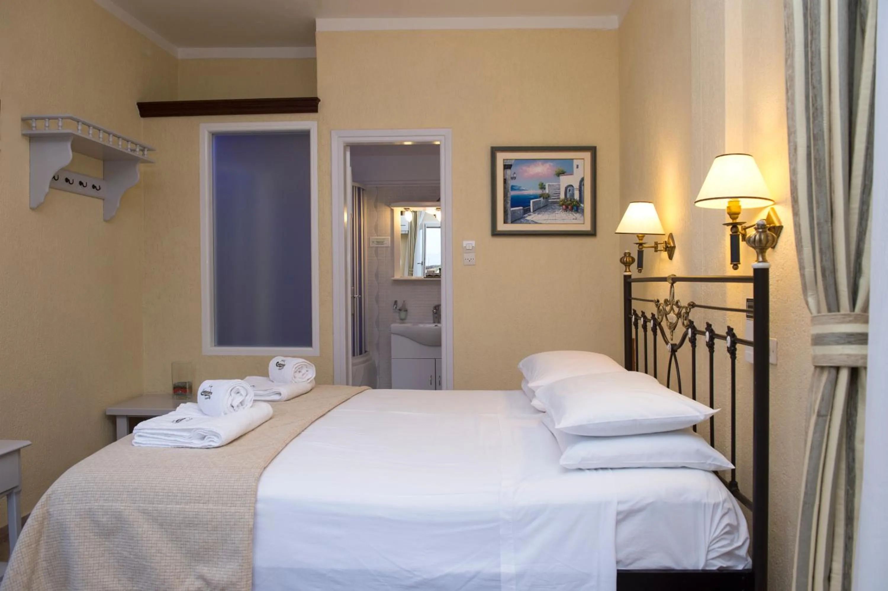 Bed in Contaratos Beach Hotel