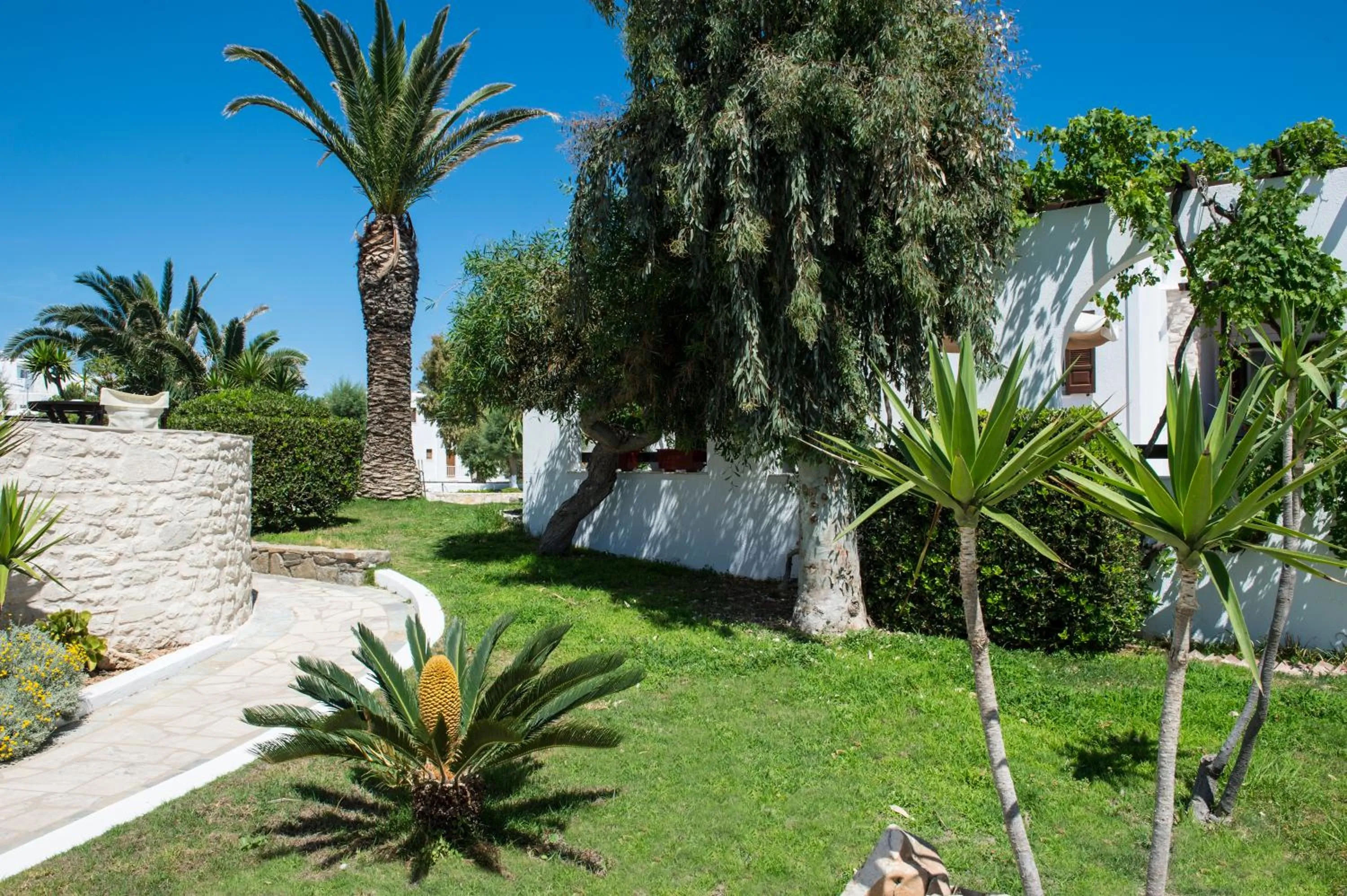 Patio in Contaratos Beach Hotel
