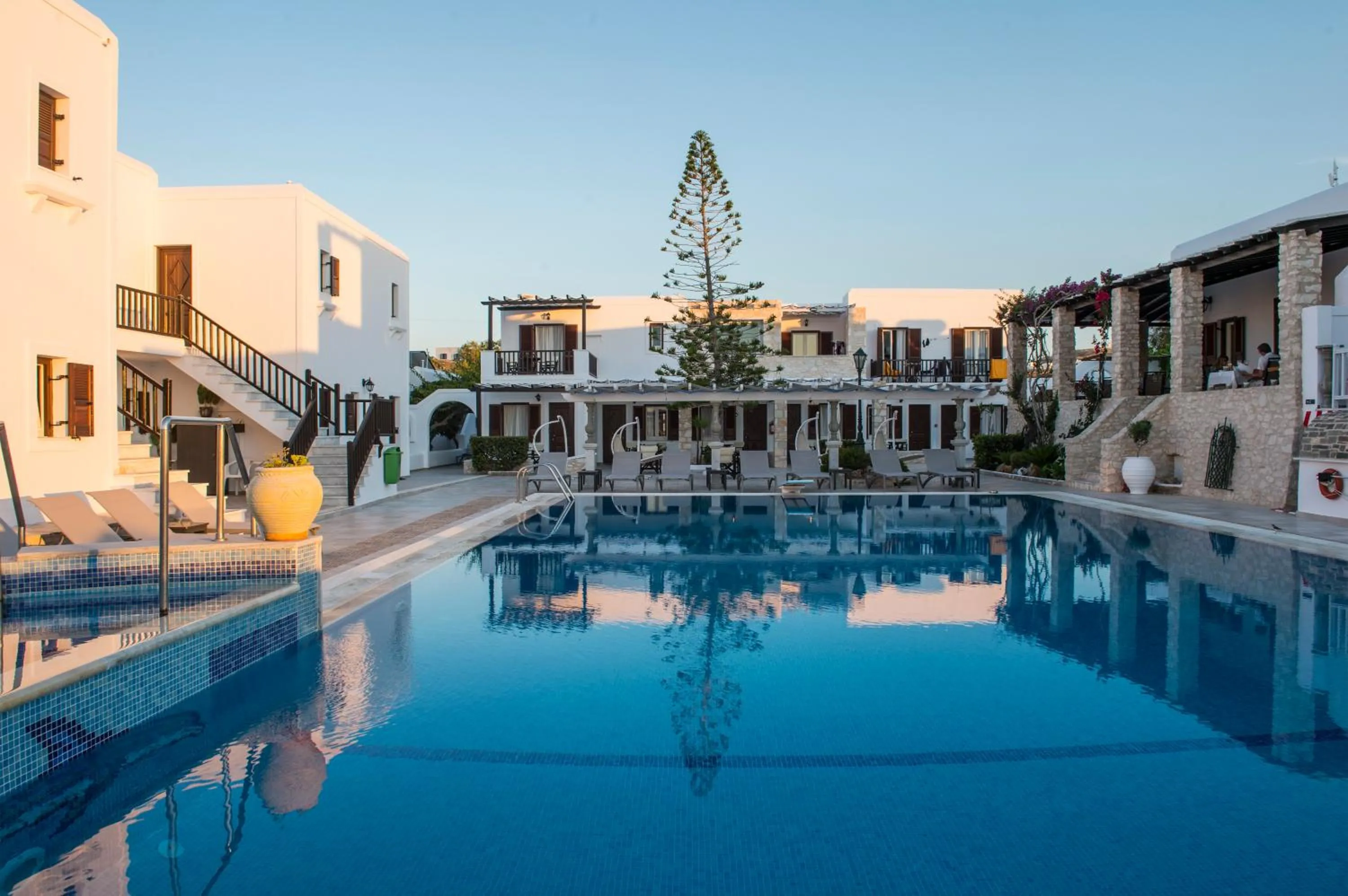 On site in Contaratos Beach Hotel