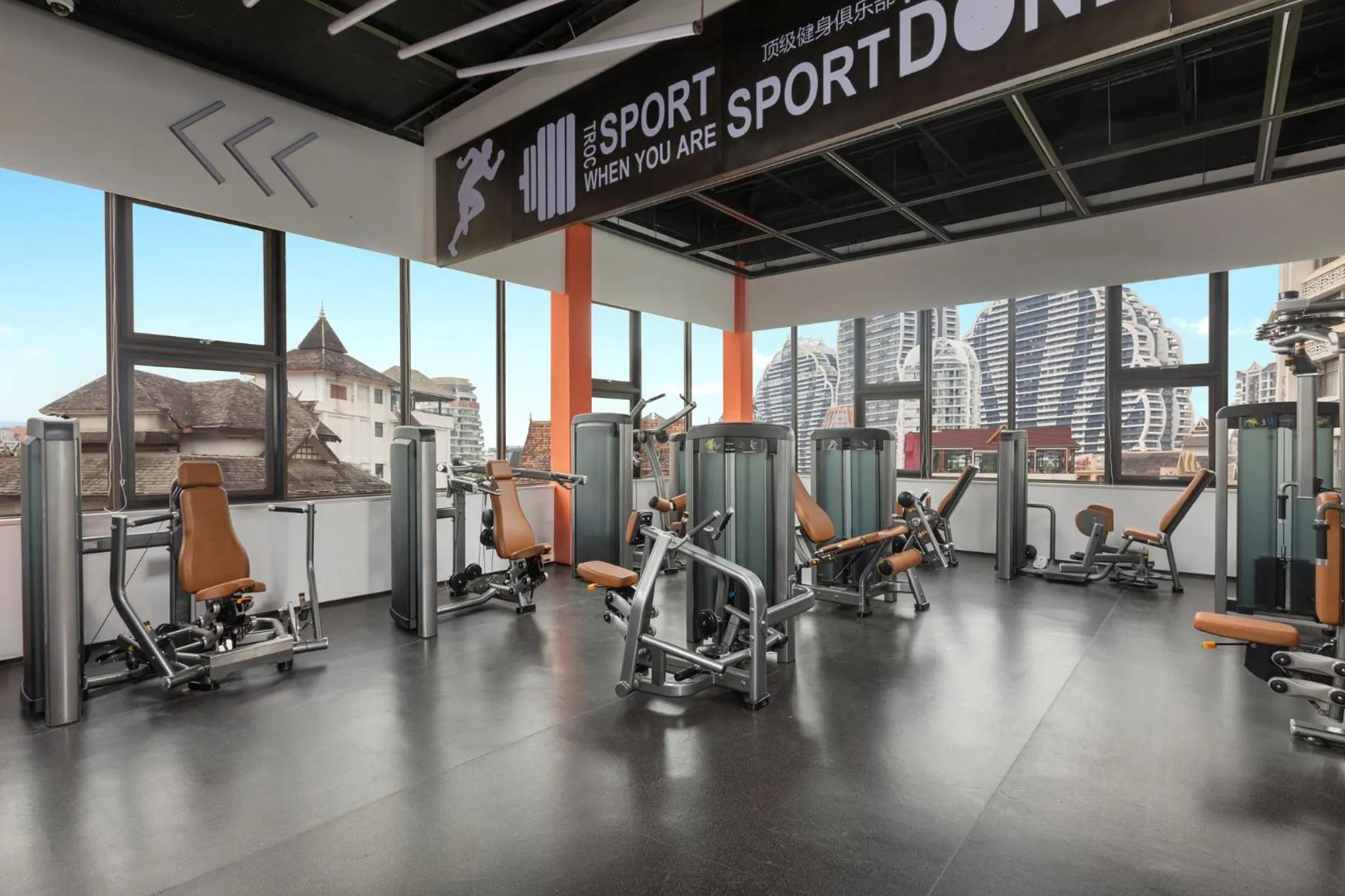 Fitness centre/facilities in voco Xishuangbanna Gaozhuang by IHG