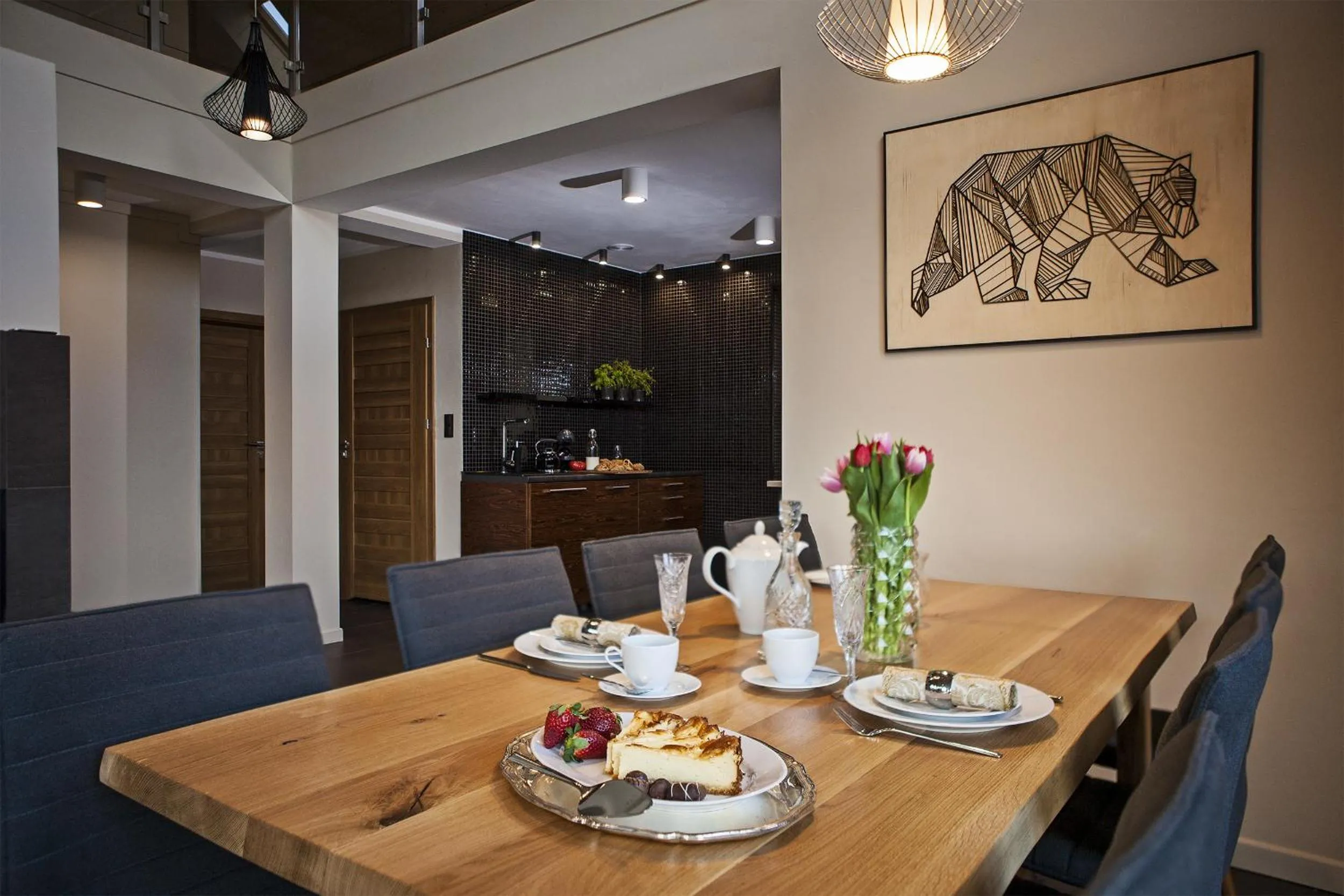 Kitchen or kitchenette in Aspen Deluxe Residence & ASPEN cottage