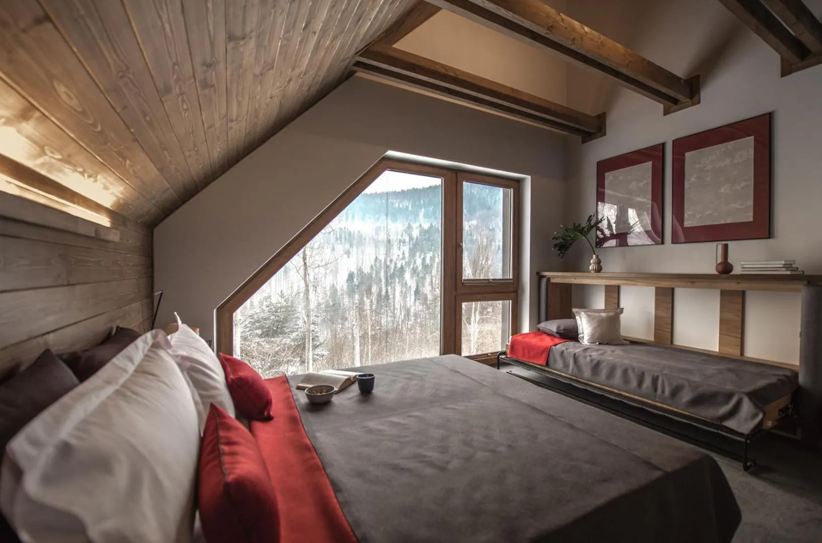 Bed in Aspen Deluxe Residence & ASPEN cottage