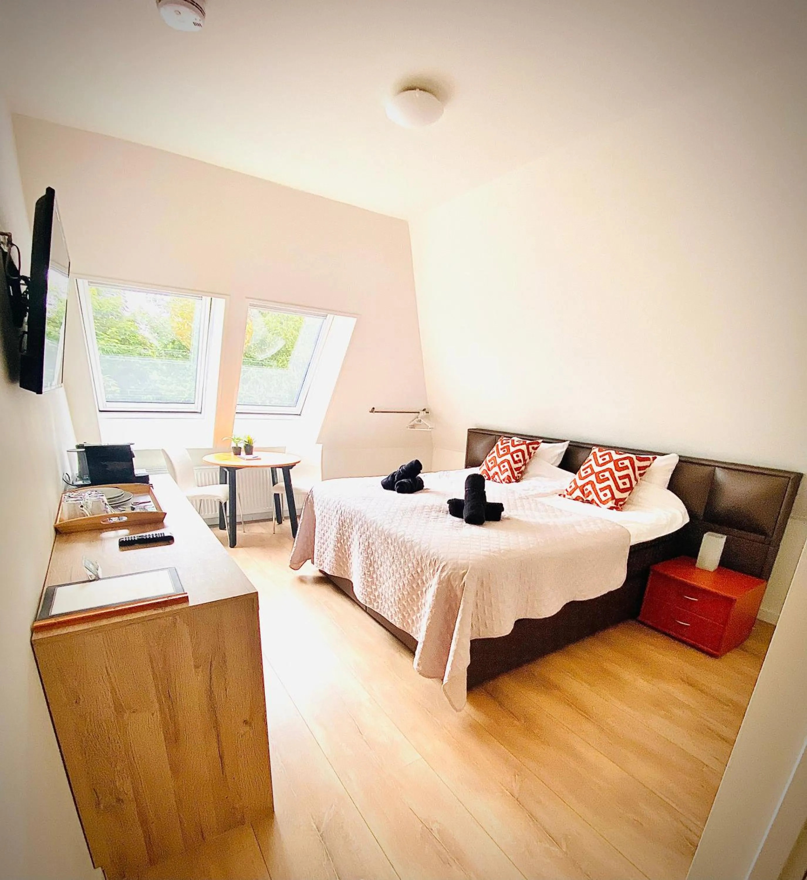 Bed in The island life Texel - Wellness