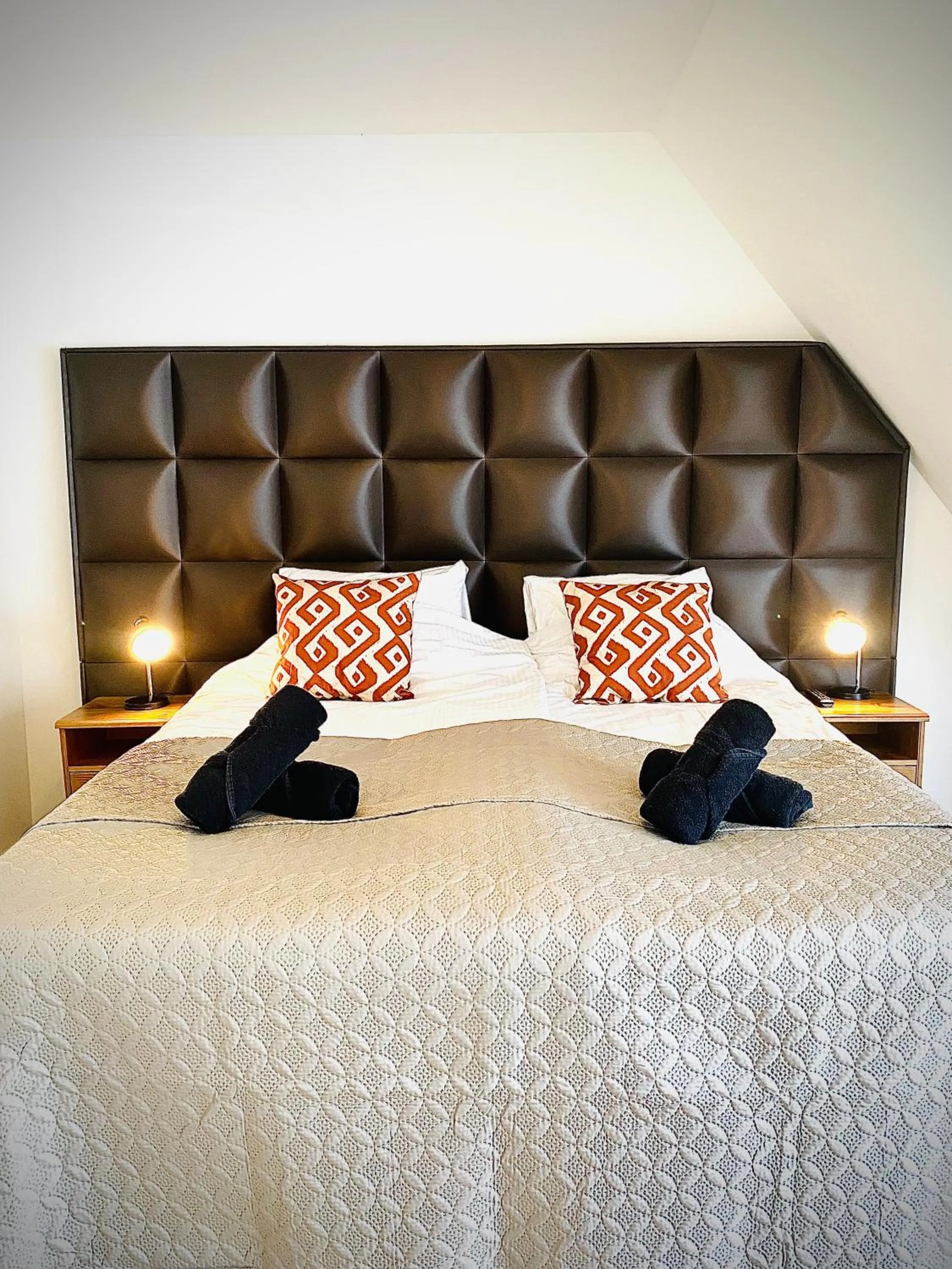 Bed in The island life Texel - Wellness