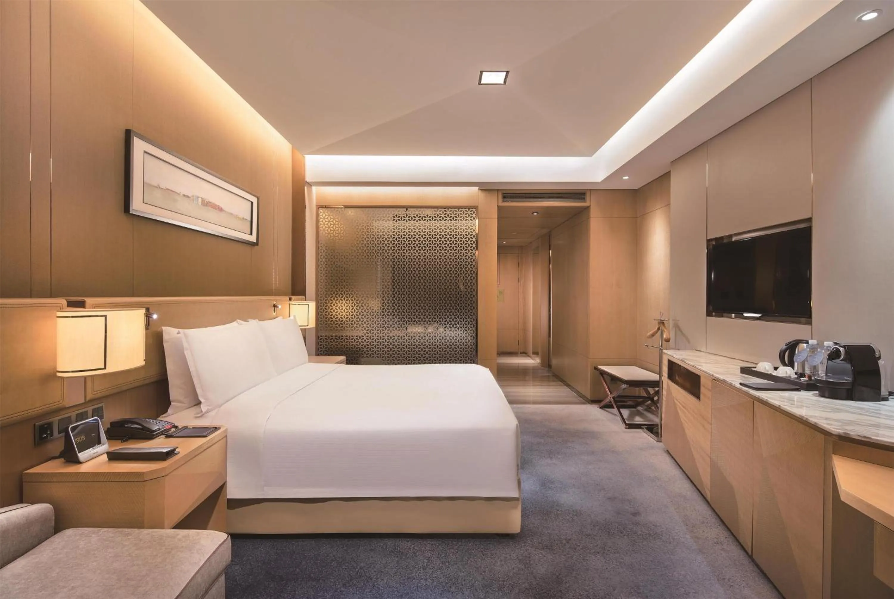 Bed in Hilton Chengdu