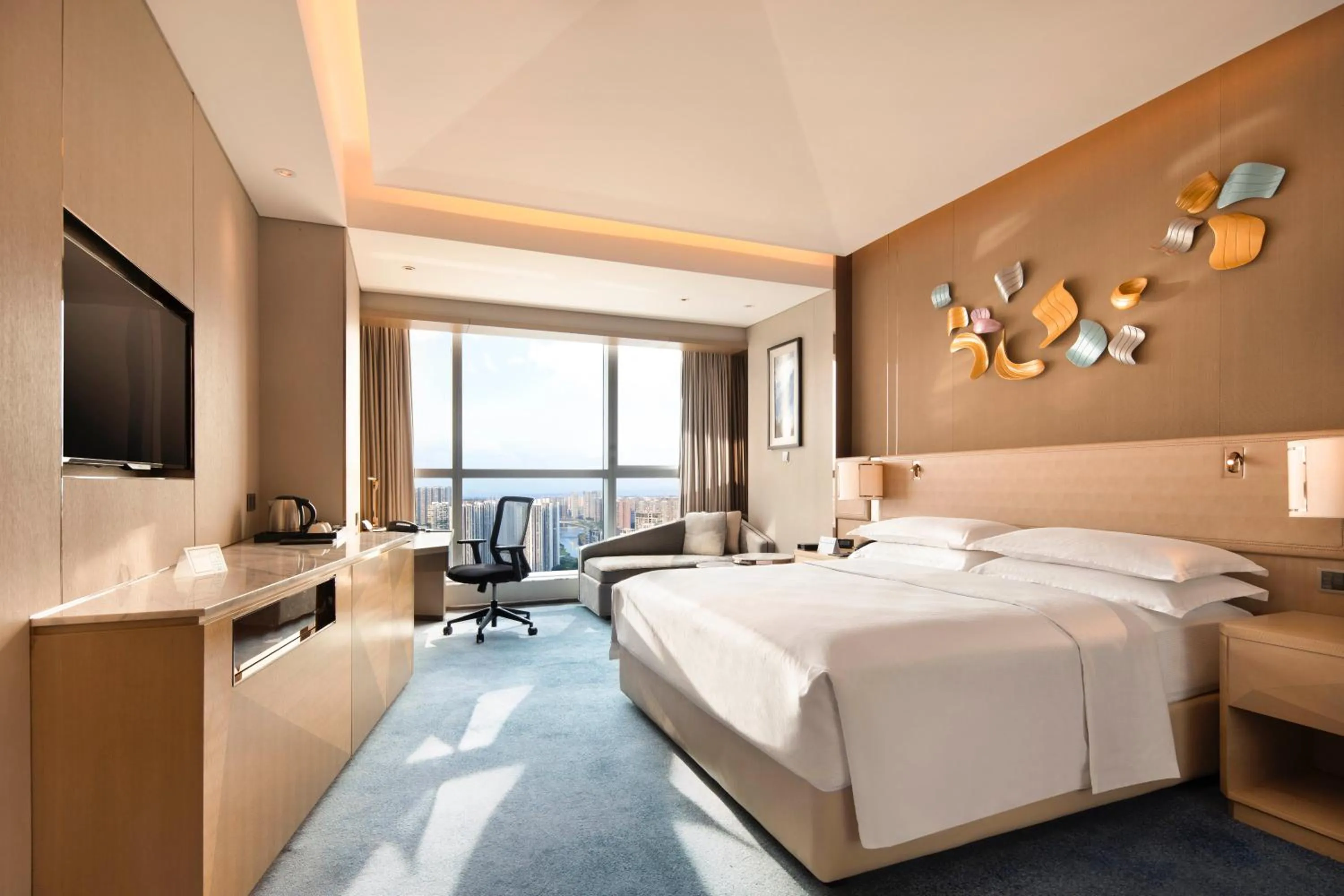 Bed in Hilton Chengdu