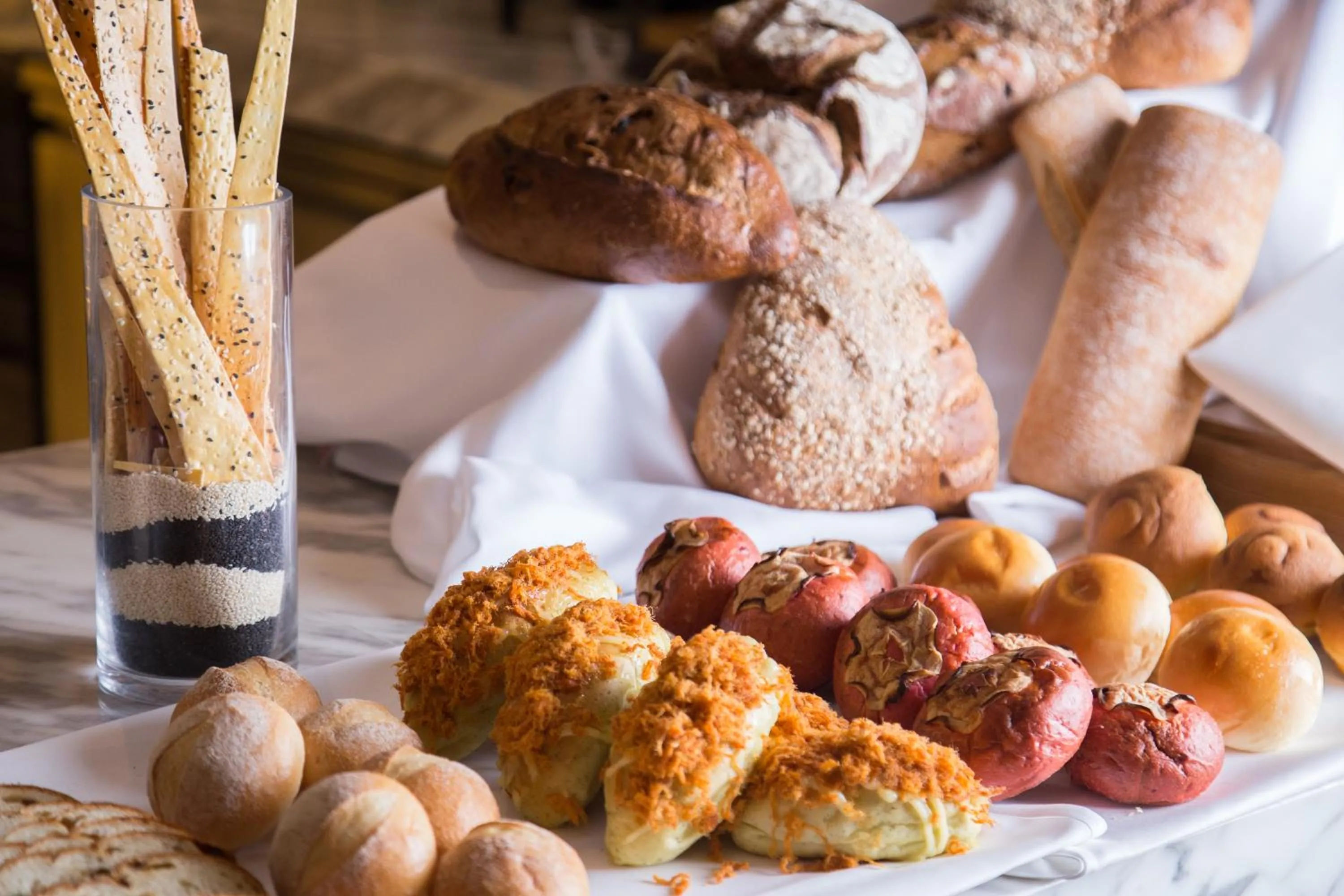 Buffet breakfast in Hilton Chengdu