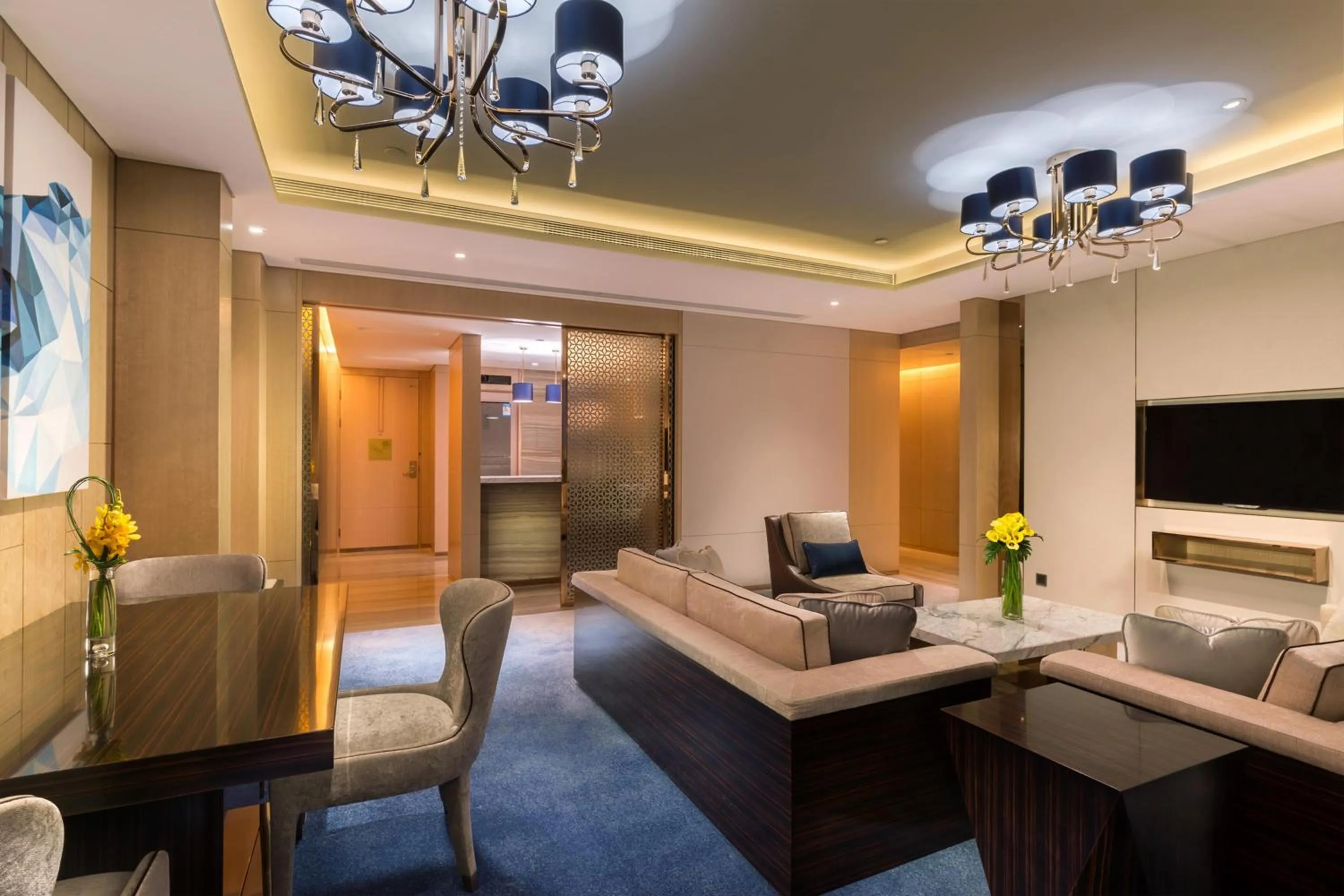 Living room in Hilton Chengdu