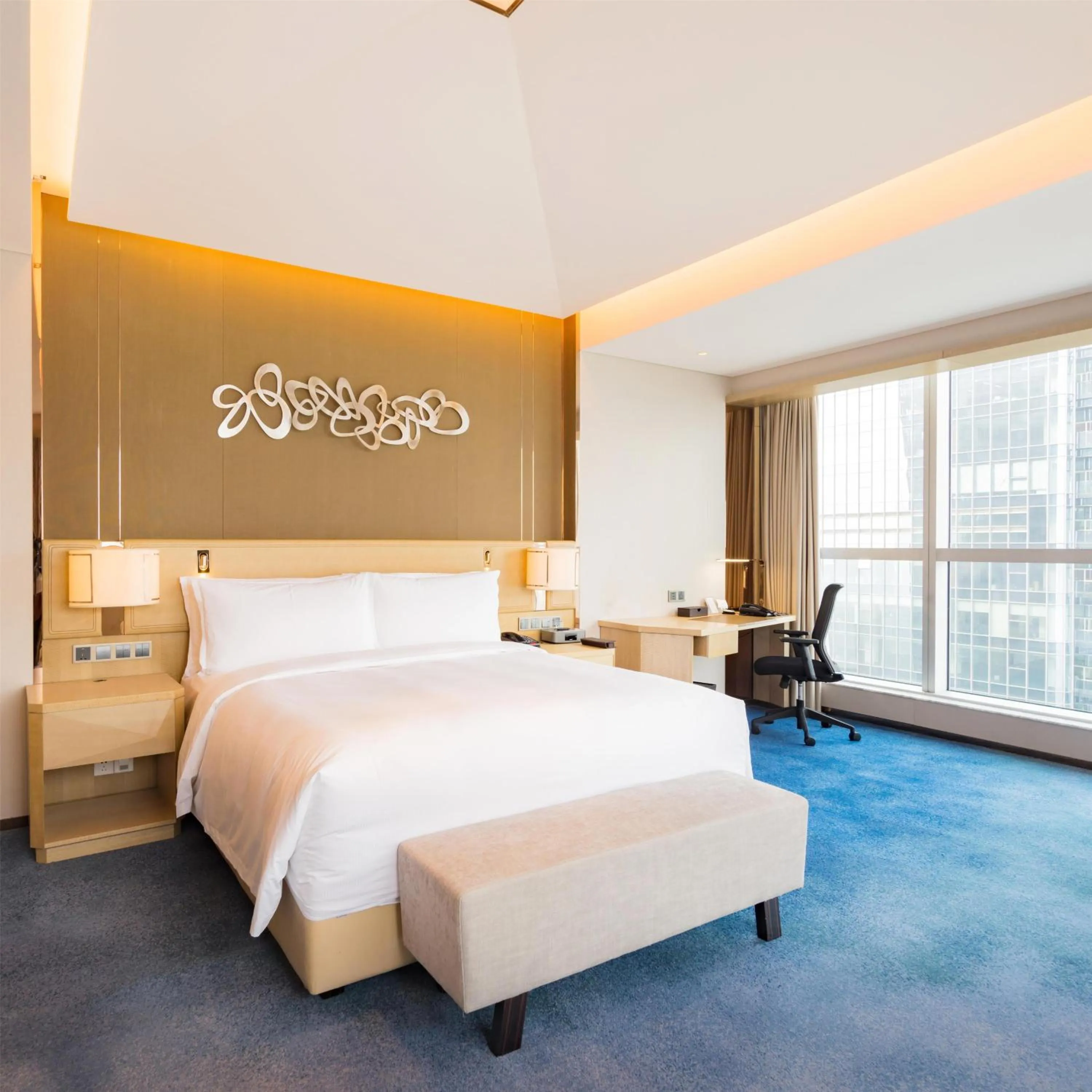 Bed in Hilton Chengdu