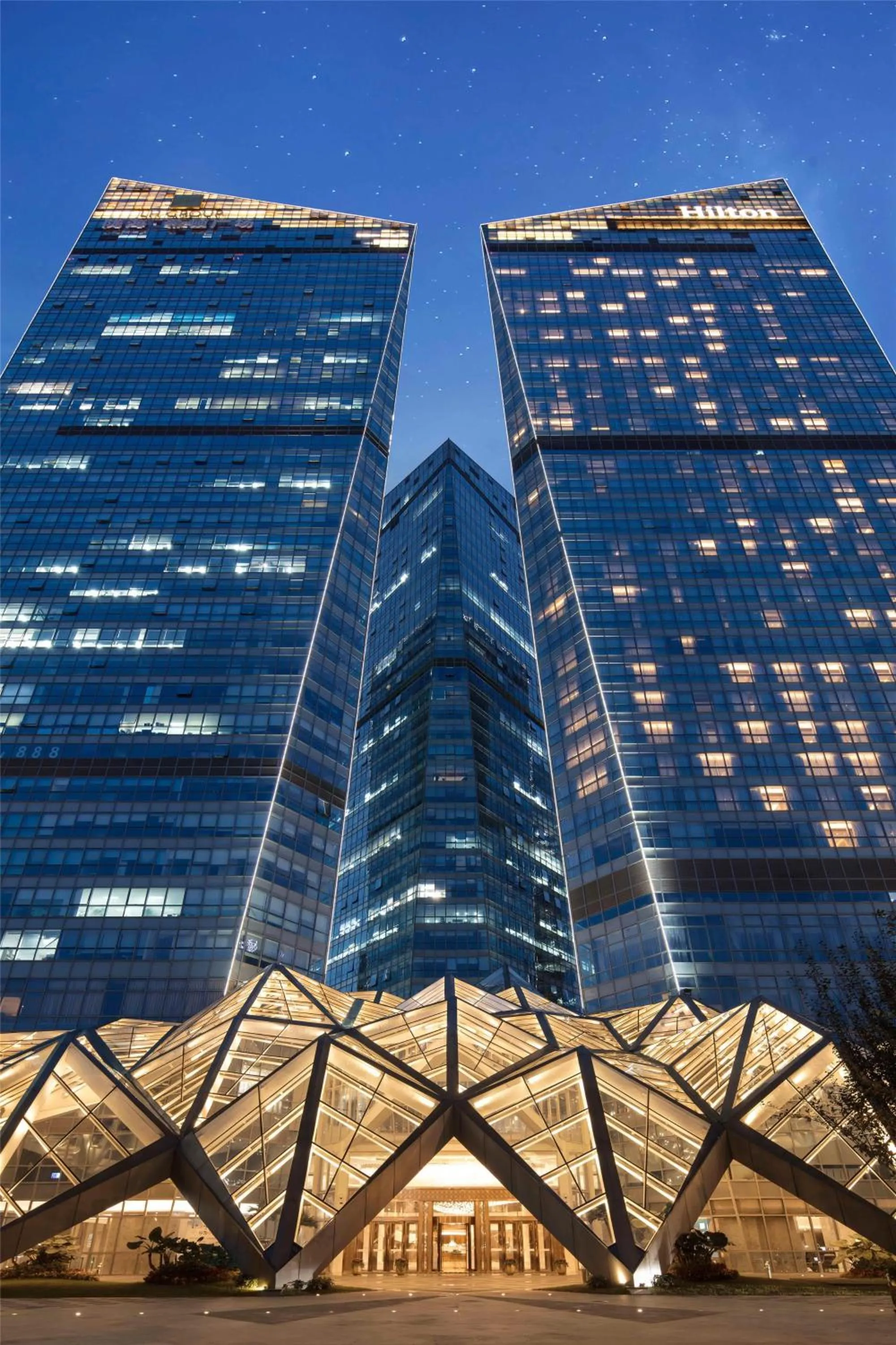 Property building in Hilton Chengdu