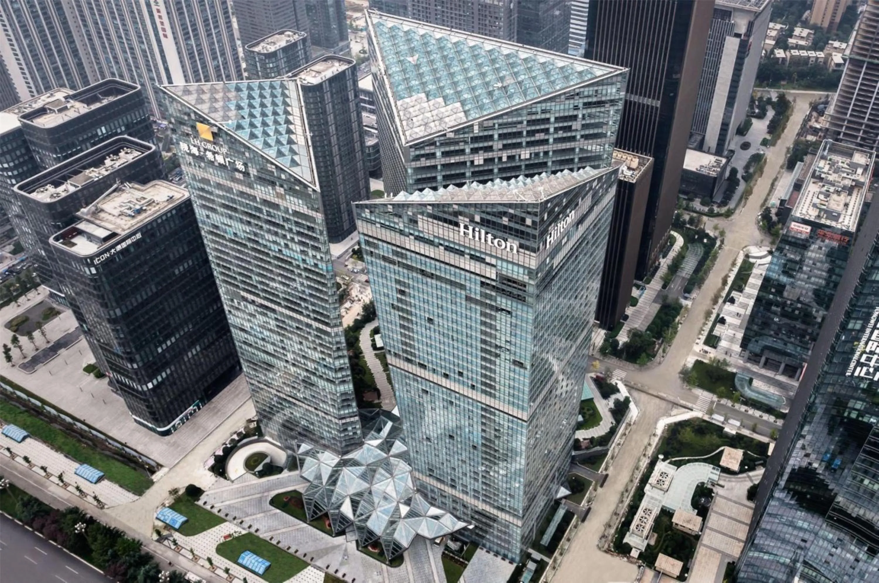 Property building in Hilton Chengdu