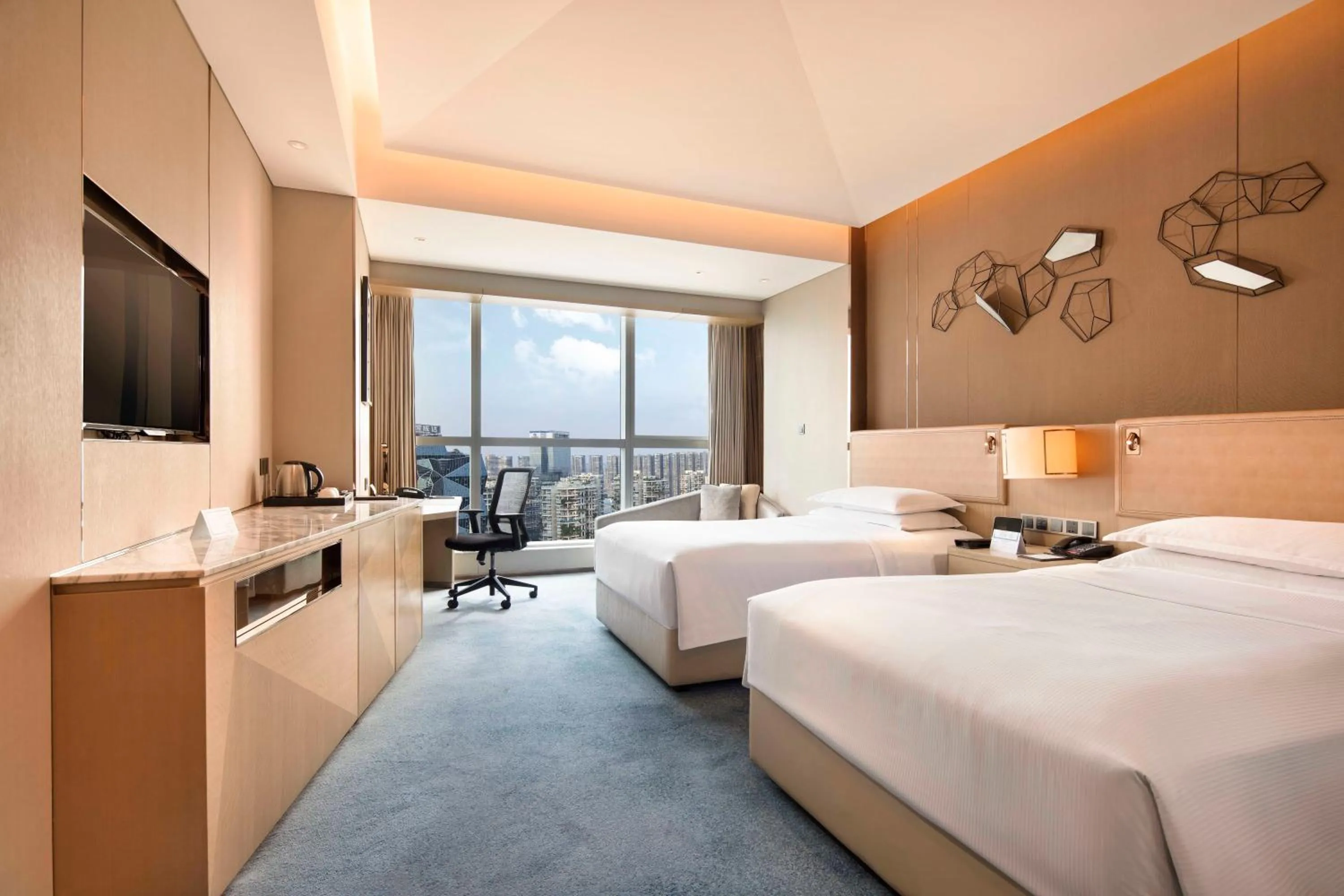 Bed in Hilton Chengdu