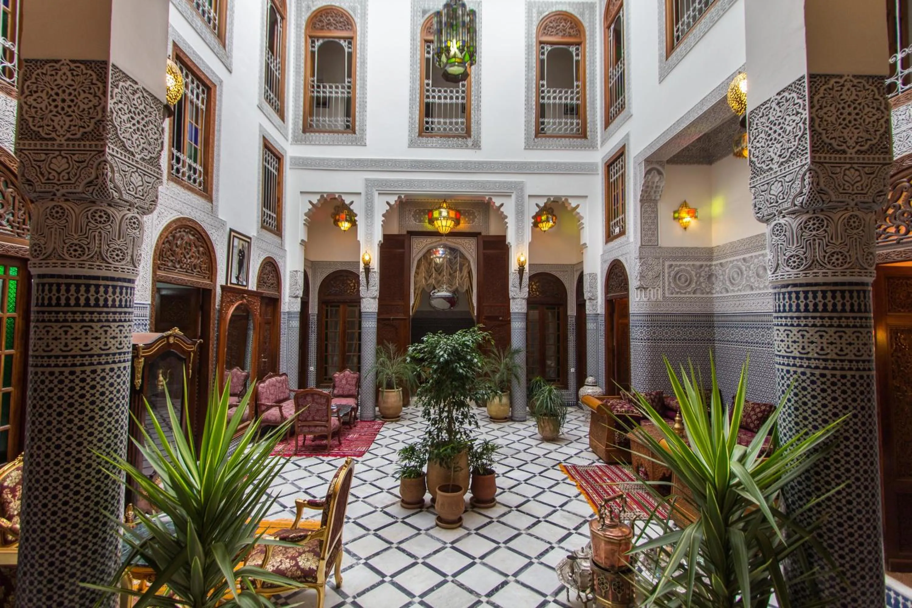 Patio in Riad Tahra & Spa