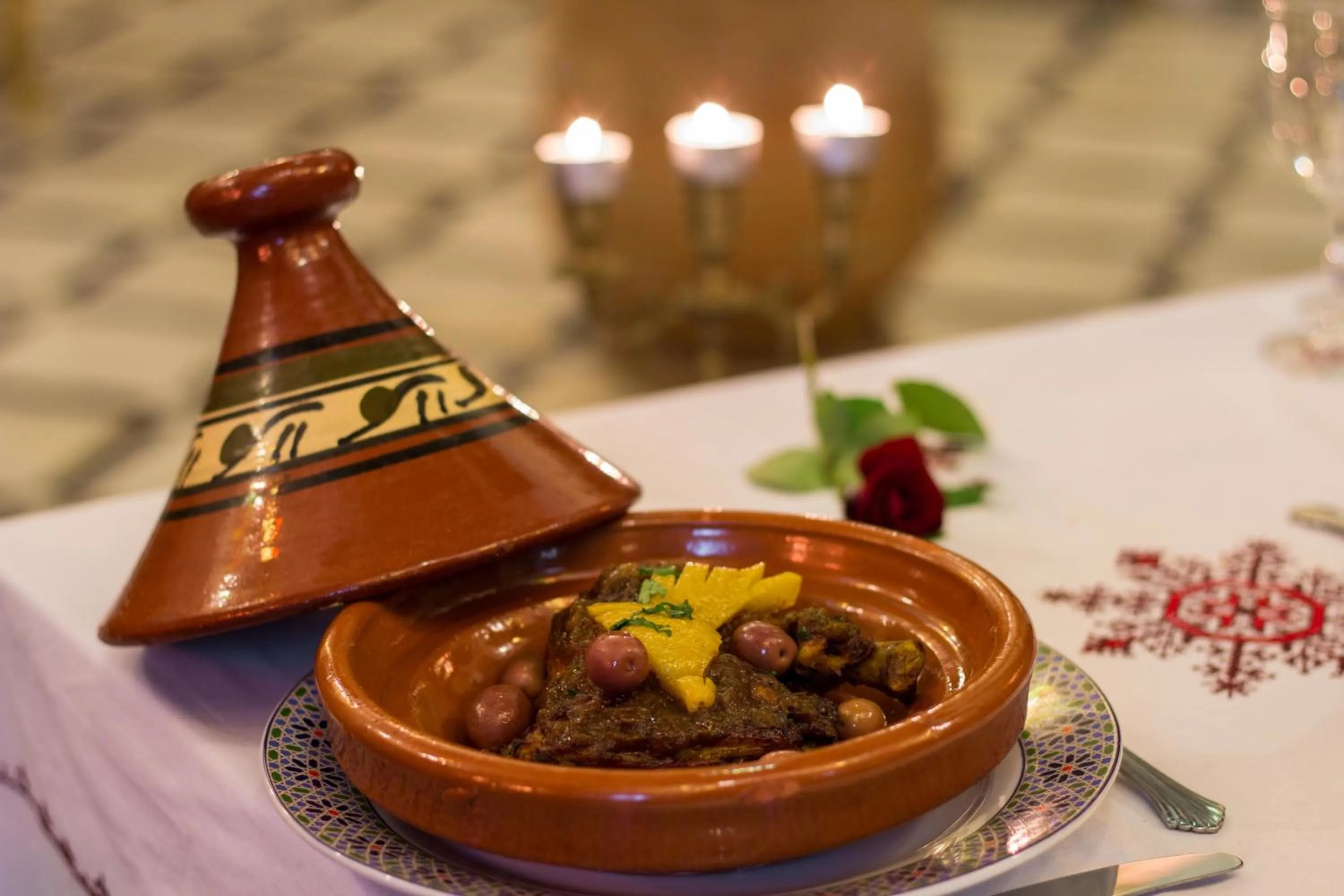 Dinner in Riad Tahra & Spa