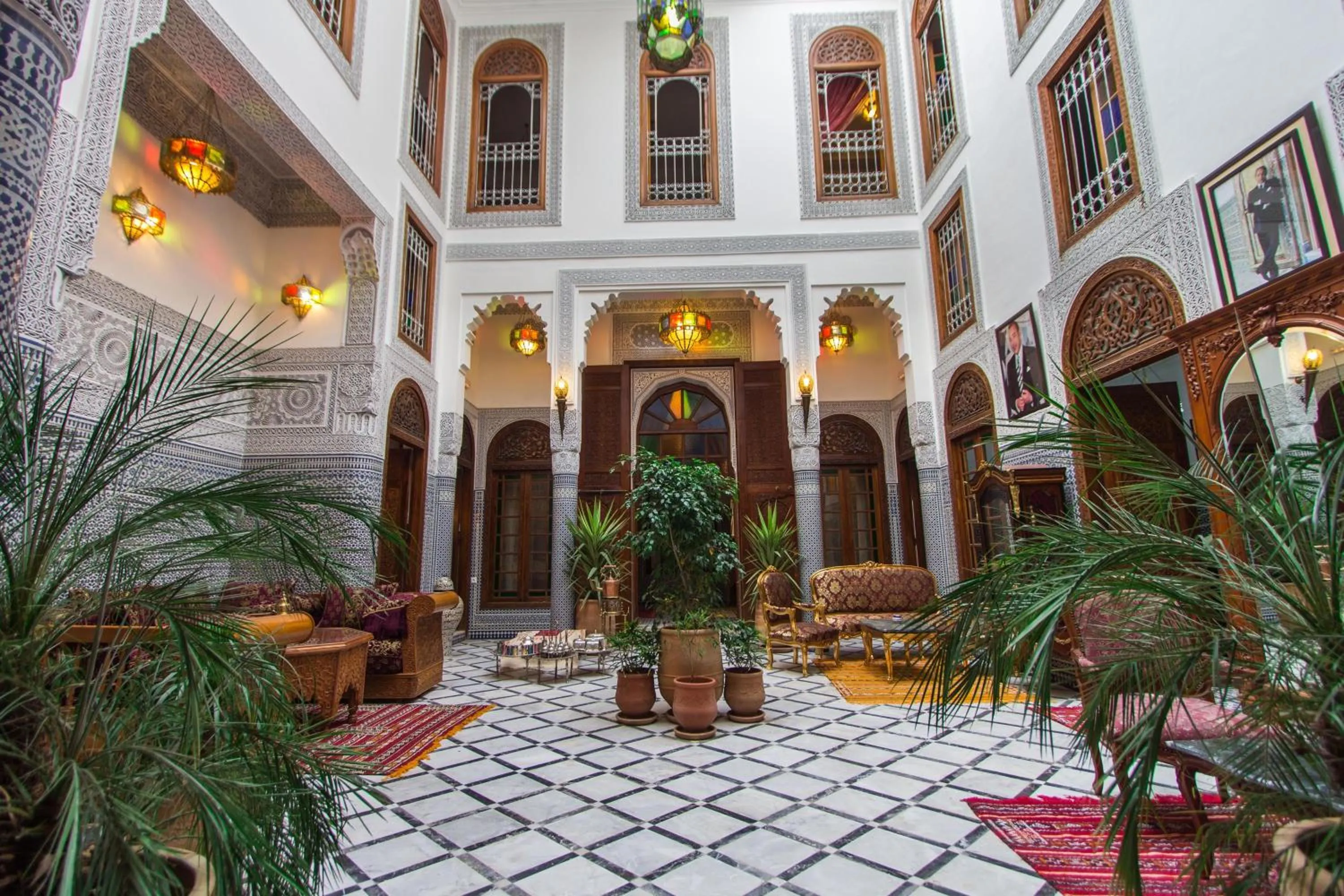 Patio in Riad Tahra & Spa