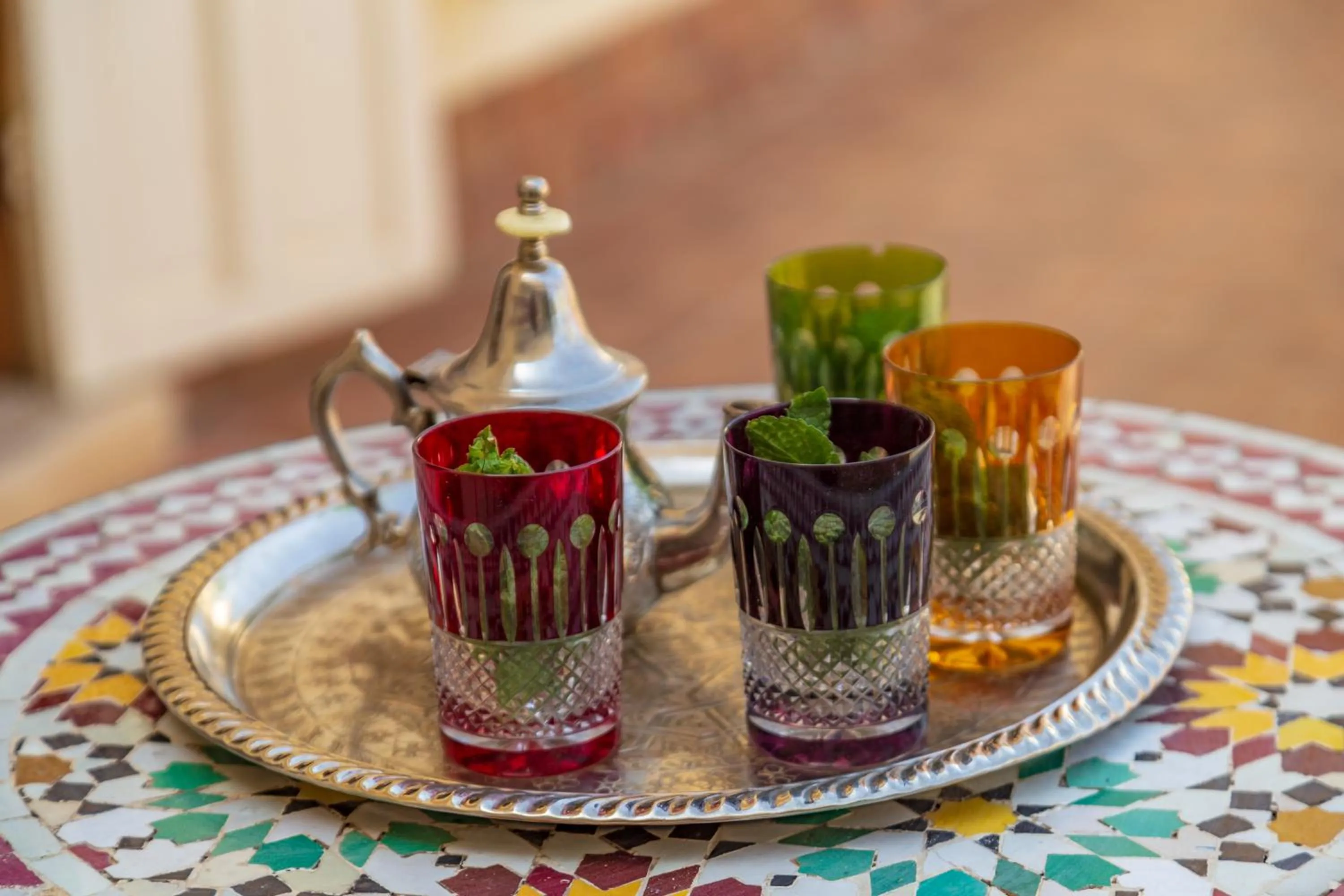 Decorative detail in Riad Tahra & Spa