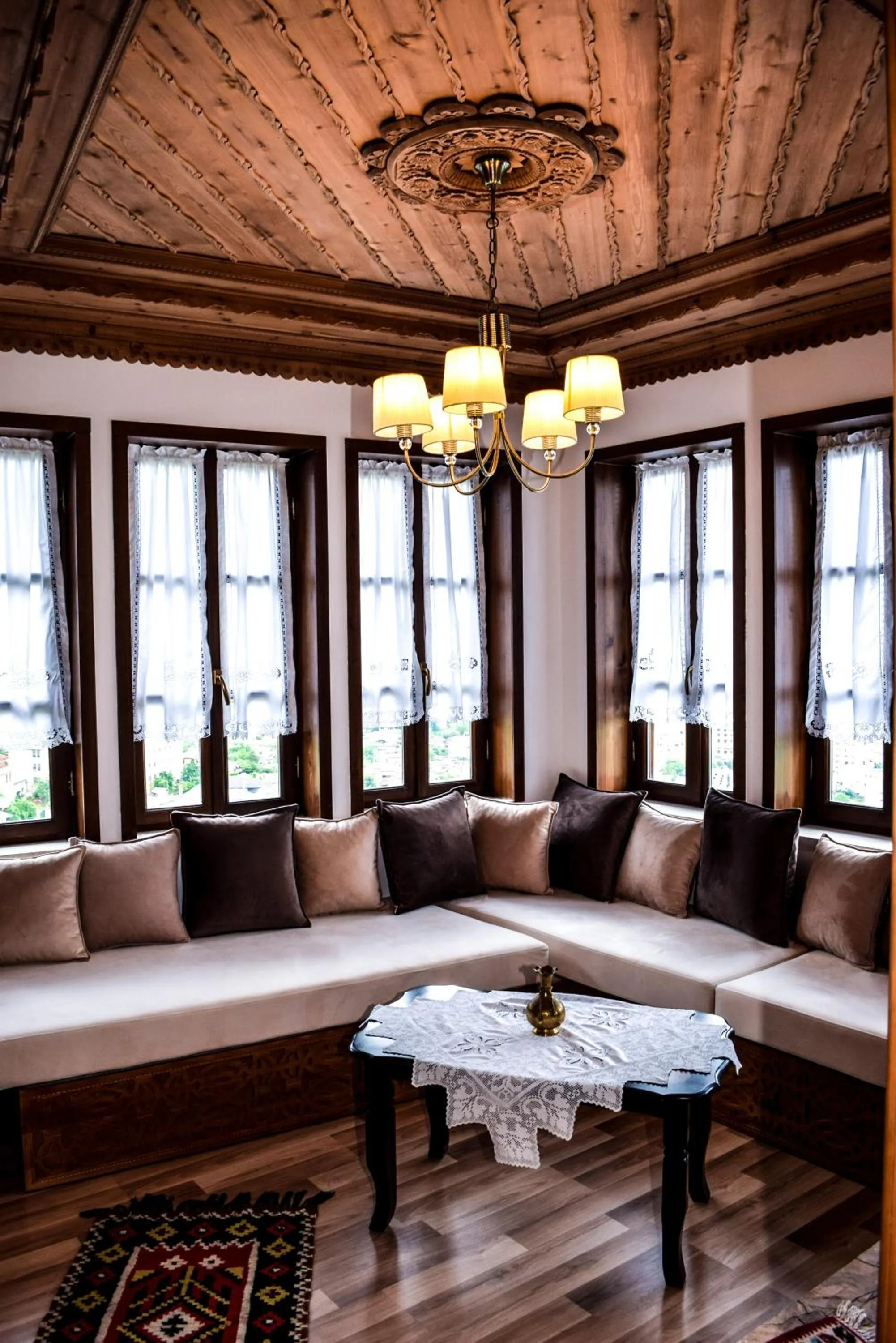 Decorative detail in Hotel Kodra