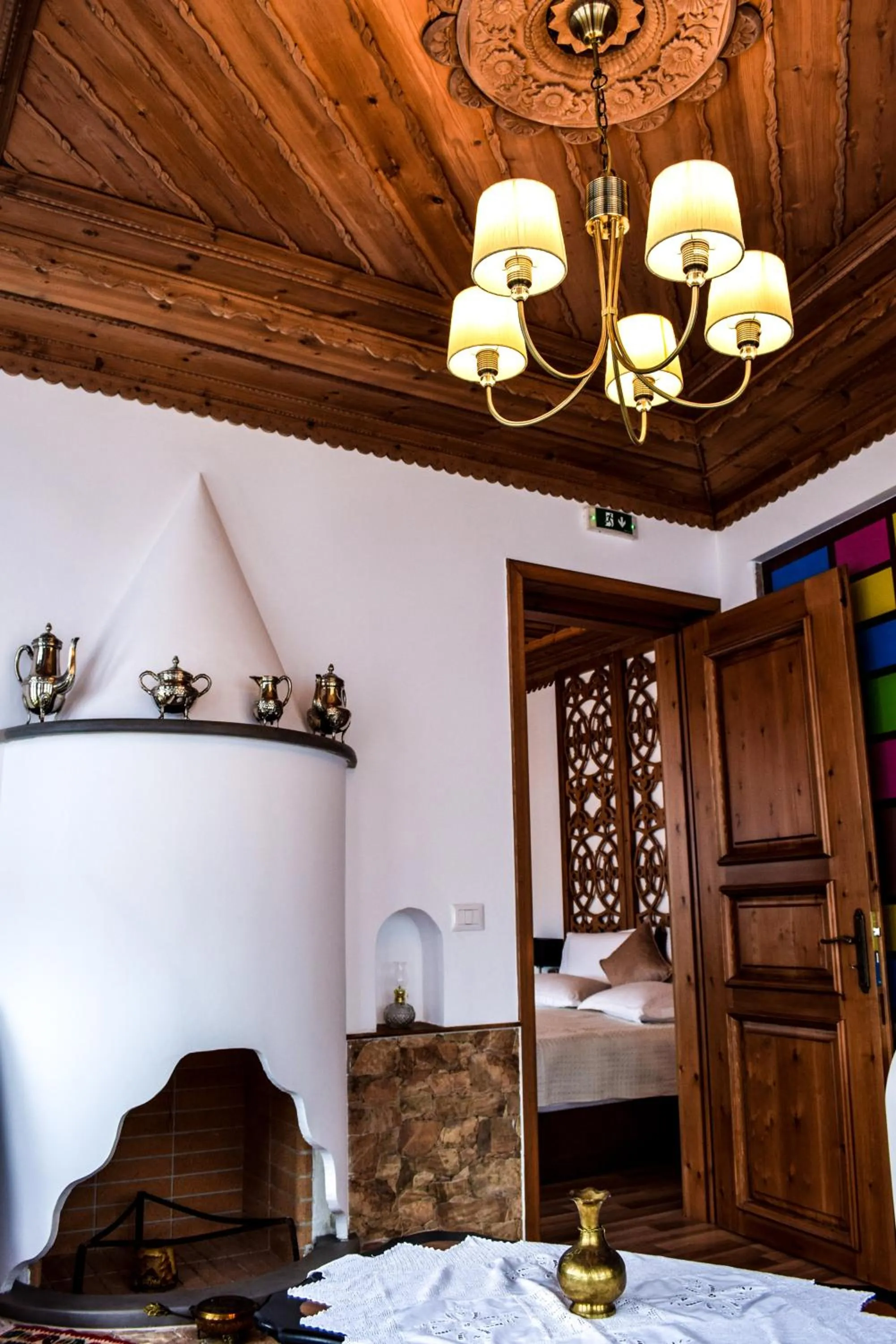 Living room, Bed in Hotel Kodra