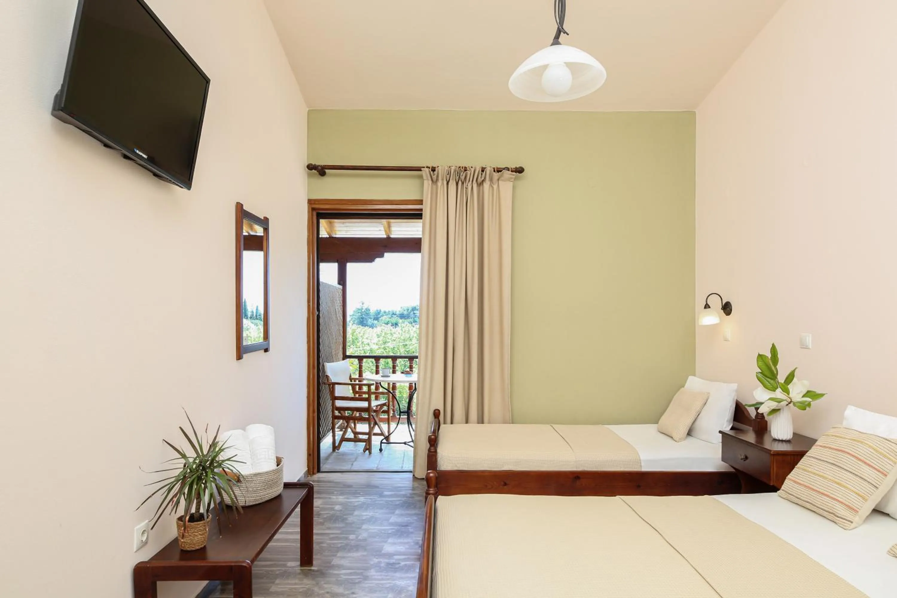 Bed in Villa Christina