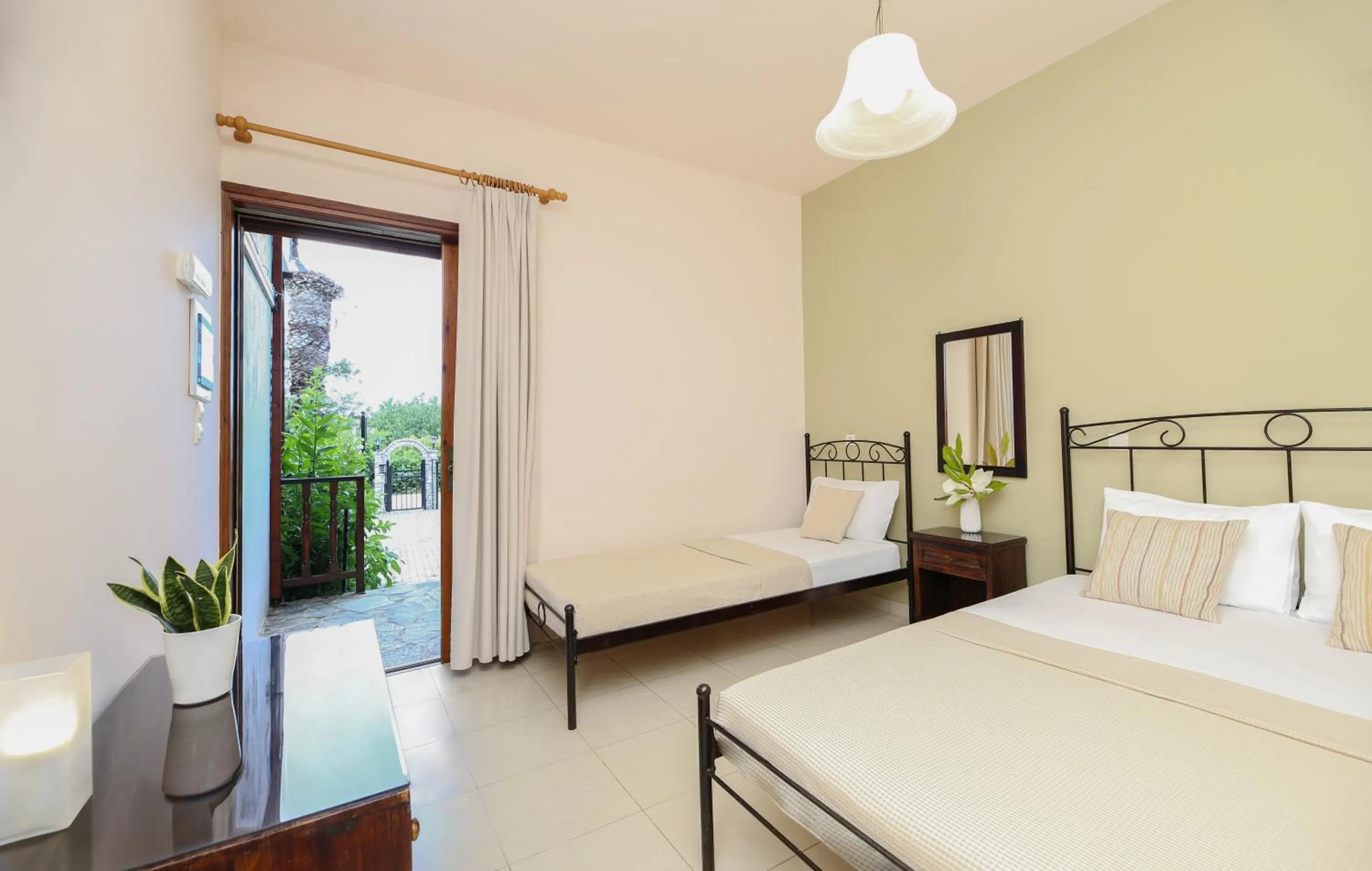 Bed in Villa Christina