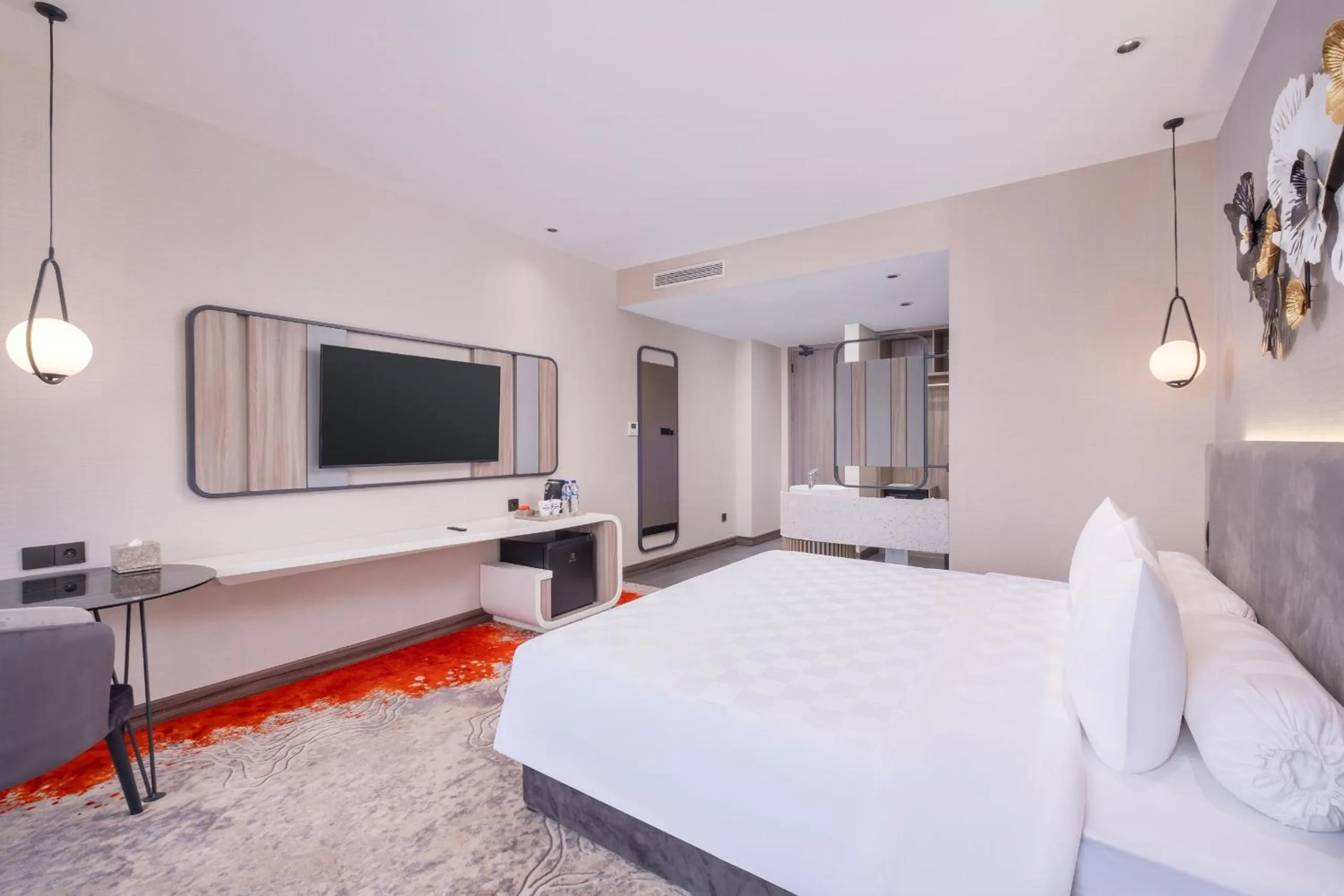 Bed in Wahid Prime Hotel Salatiga