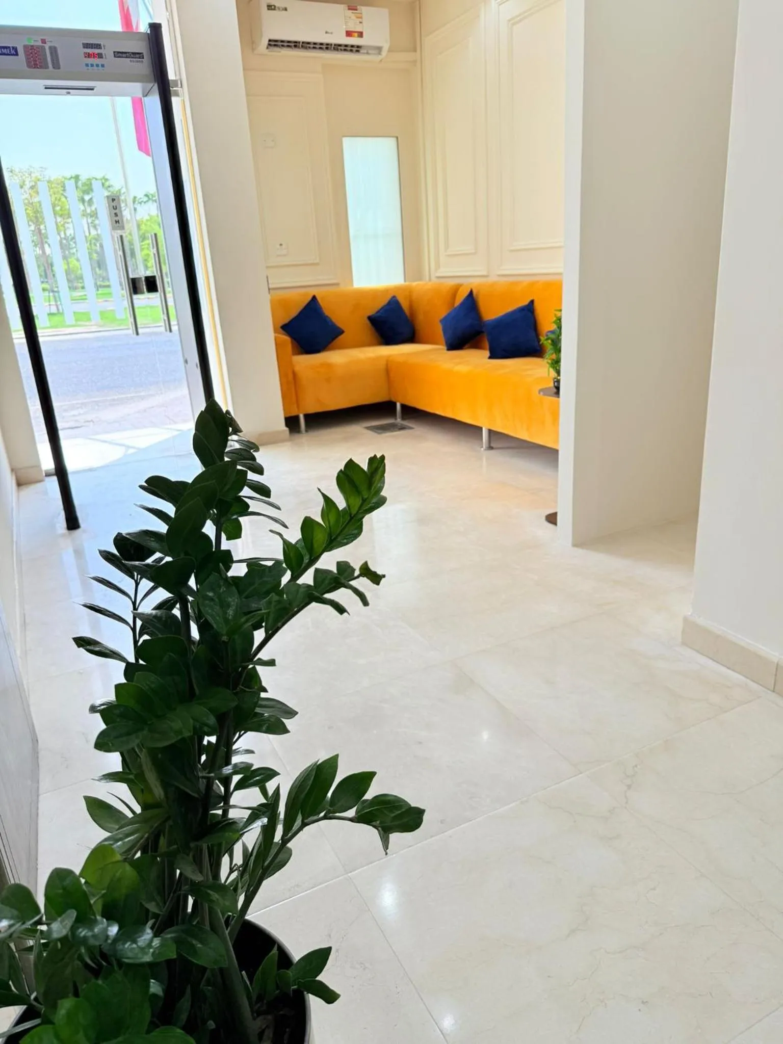 Seating area in Rawda Hotel