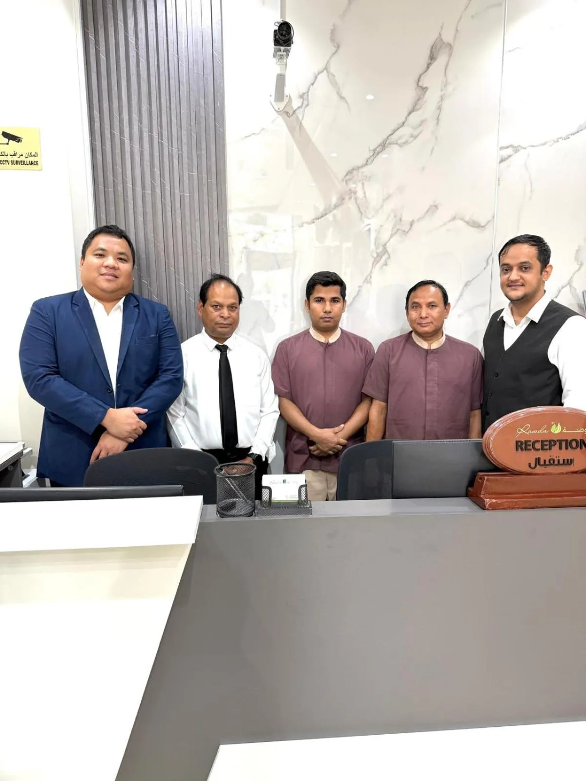 Staff in Rawda Hotel