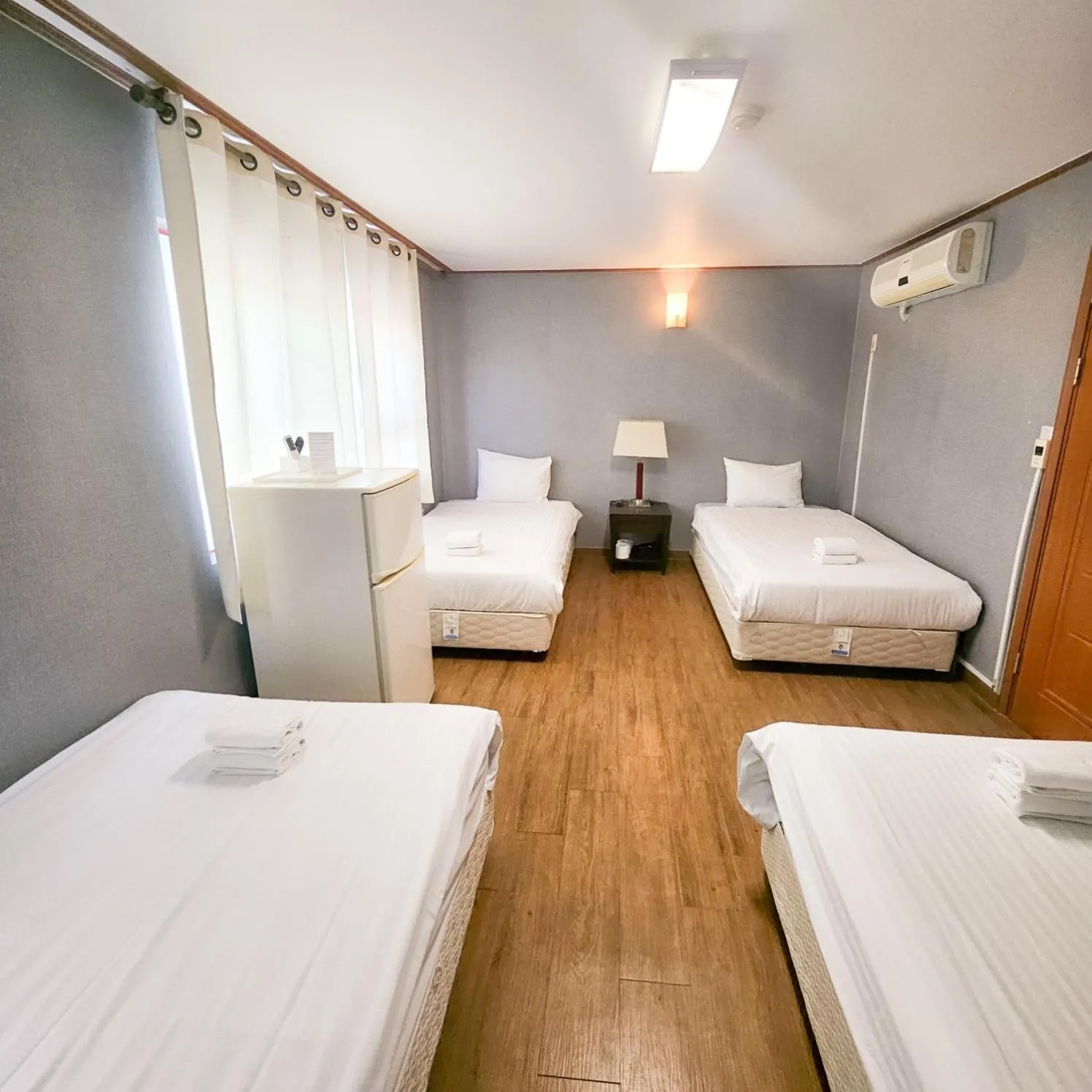 Bedroom, Bed in Jeju EQ Stay Hotel